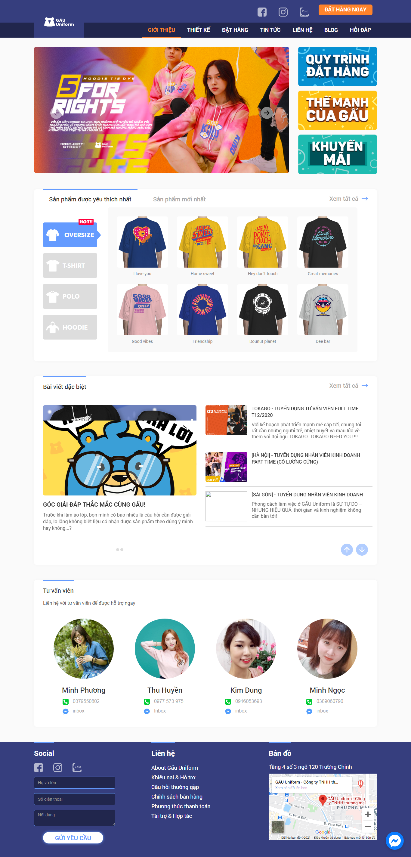 Thiết kế Website Web Thừa Thiên Huế - gauuniformvn