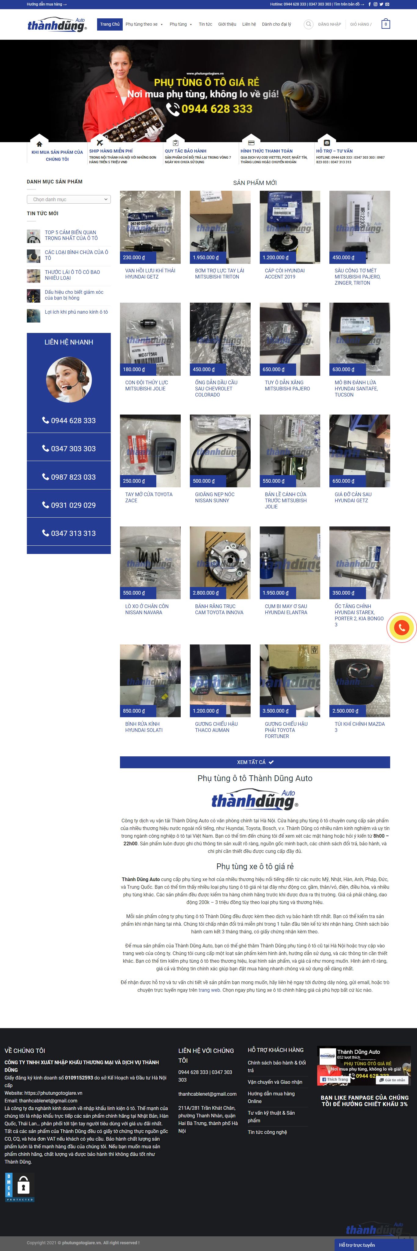 [mayxaydungntk] Thiết kế Website Web Yên Bái - phutungotogiarevn