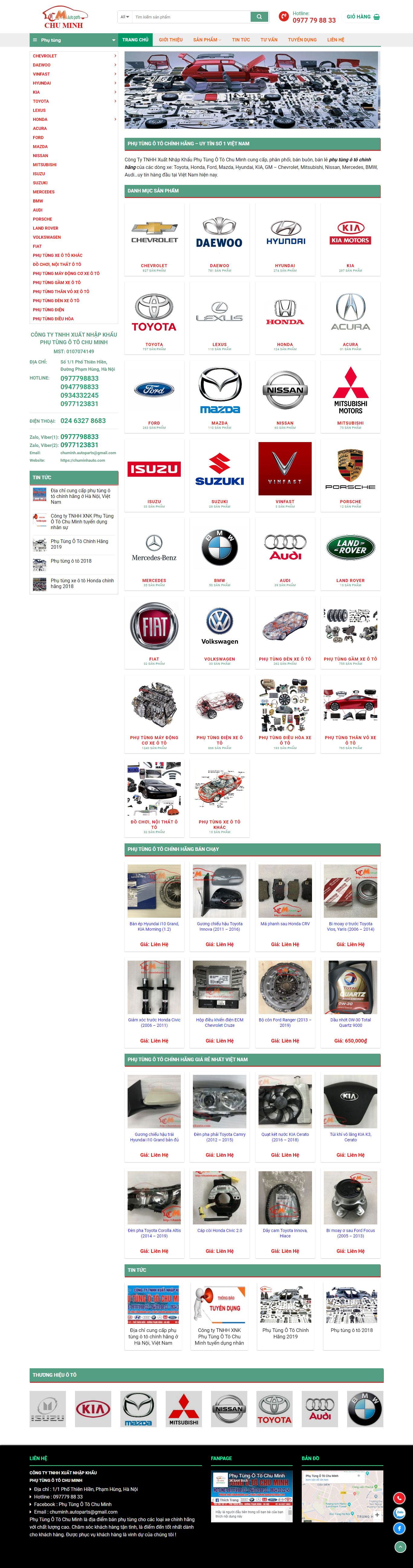 [mayxaydungntk] Thiết kế Website Web Yên Bái - chuminhautocom