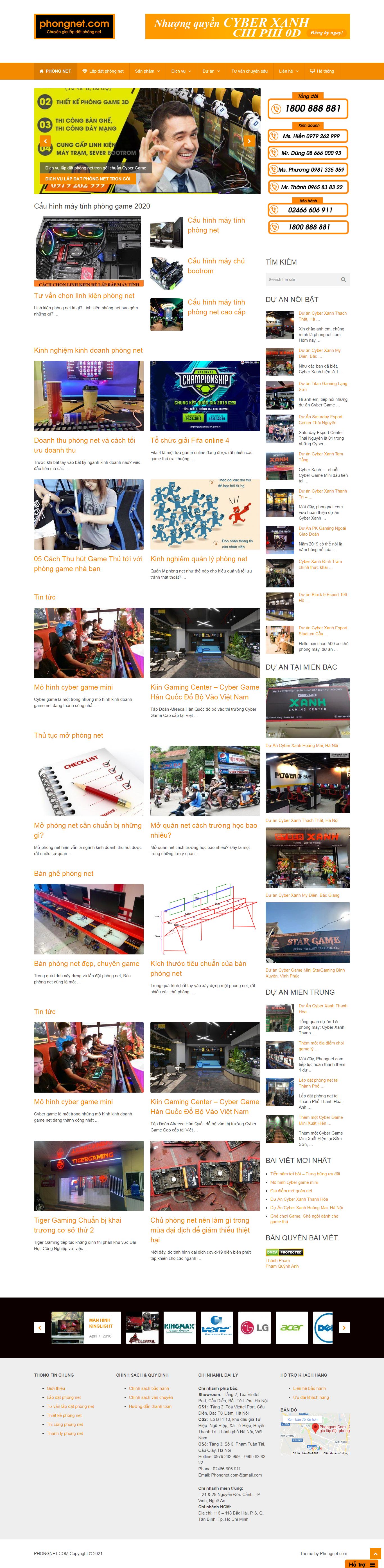 Thiết kế Website Web Quận 4 - phongnetcom