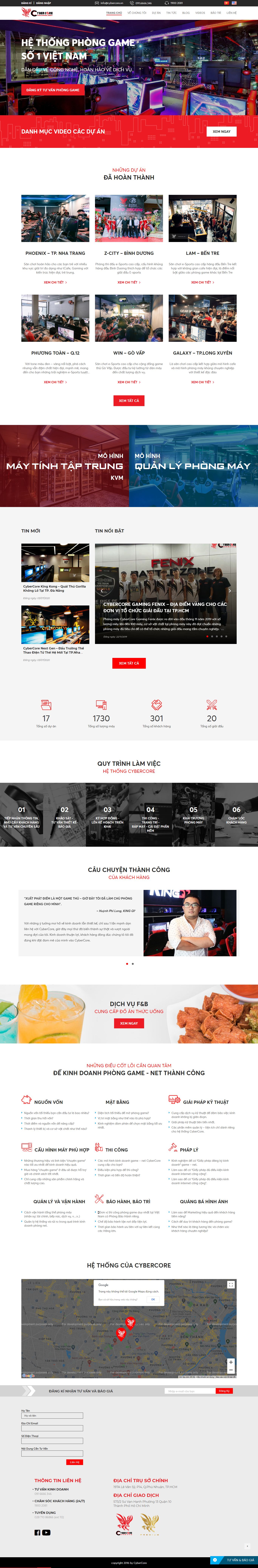 Thiết kế Website Web Quận 4 - cybercorevn