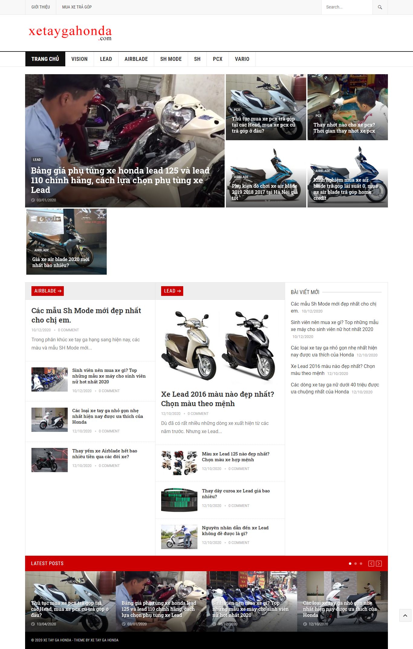 Thiết kế Website Web Quận 5 - xetaygahondacom
