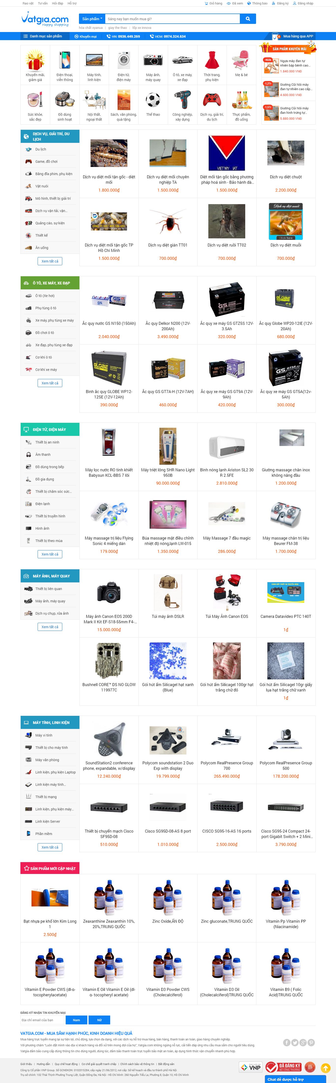 [tinmoi] Thiết kế Website Web Quận 6 - vatgiacom