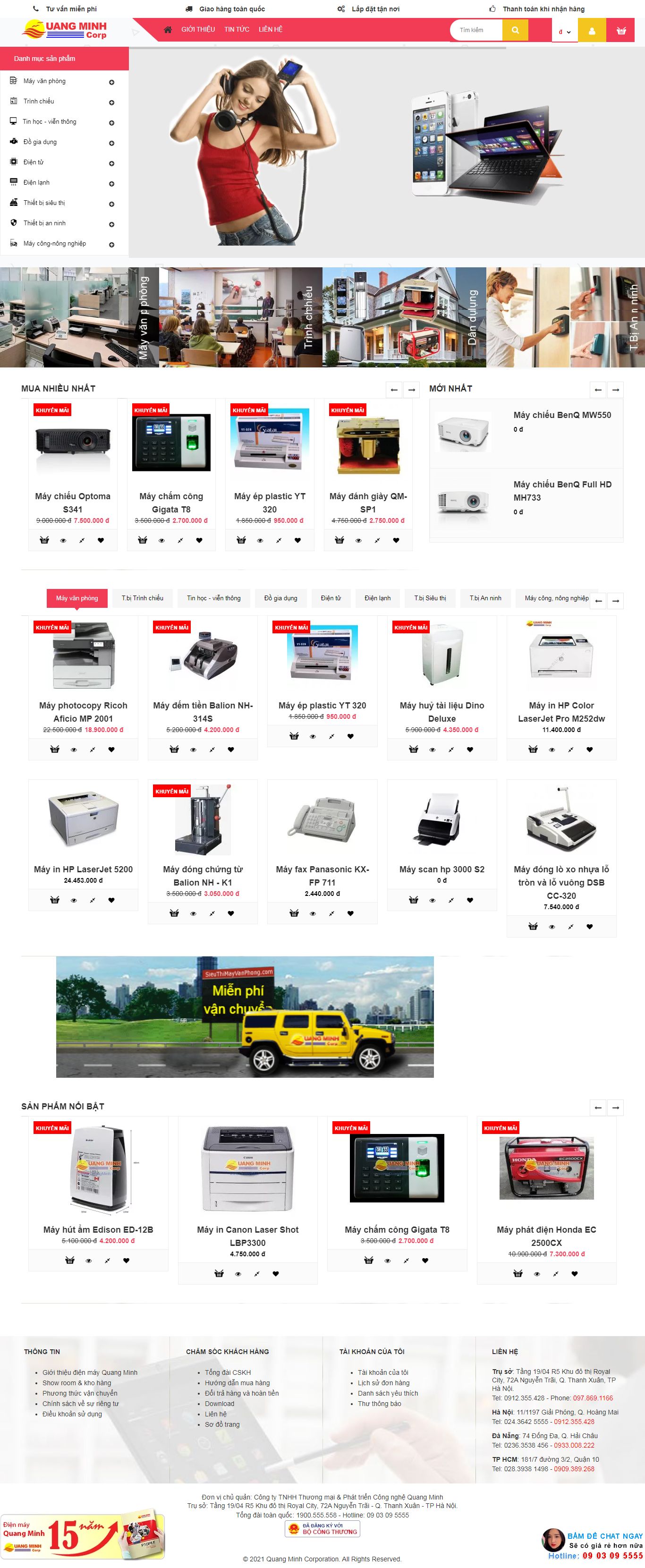 Thiết kế Website Web Quận 8 - quangminhvn