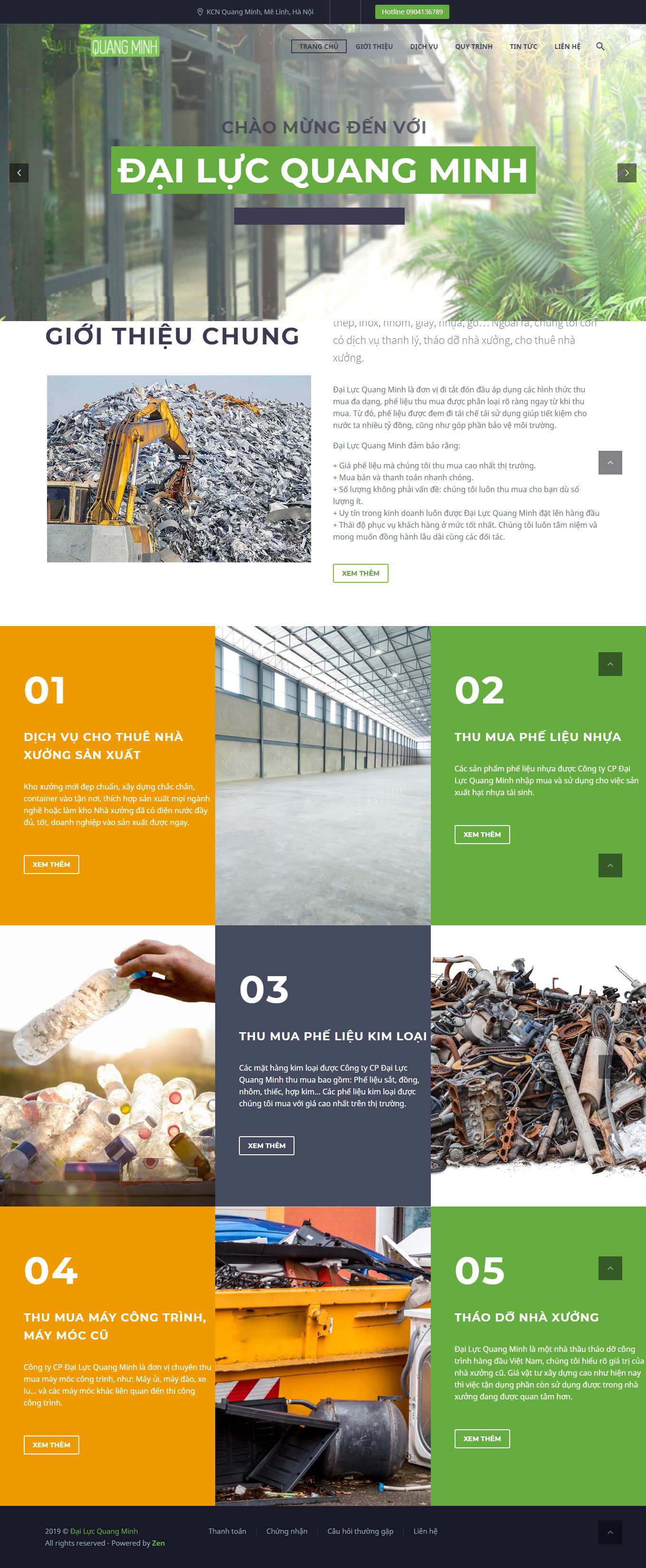 Thiết kế Website Web Quận 12 - dailucquangminhcom