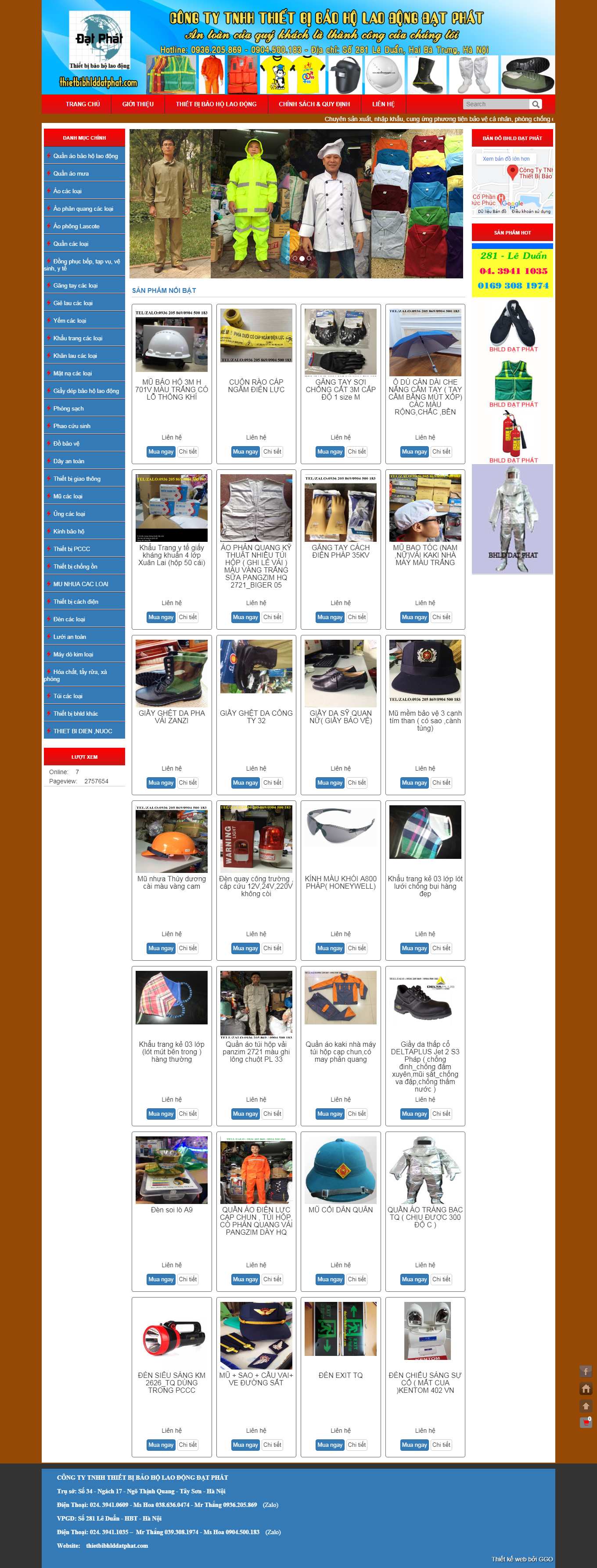 Thiết kế Website Web quận Bình Tân - thietbibhlddatphatcom