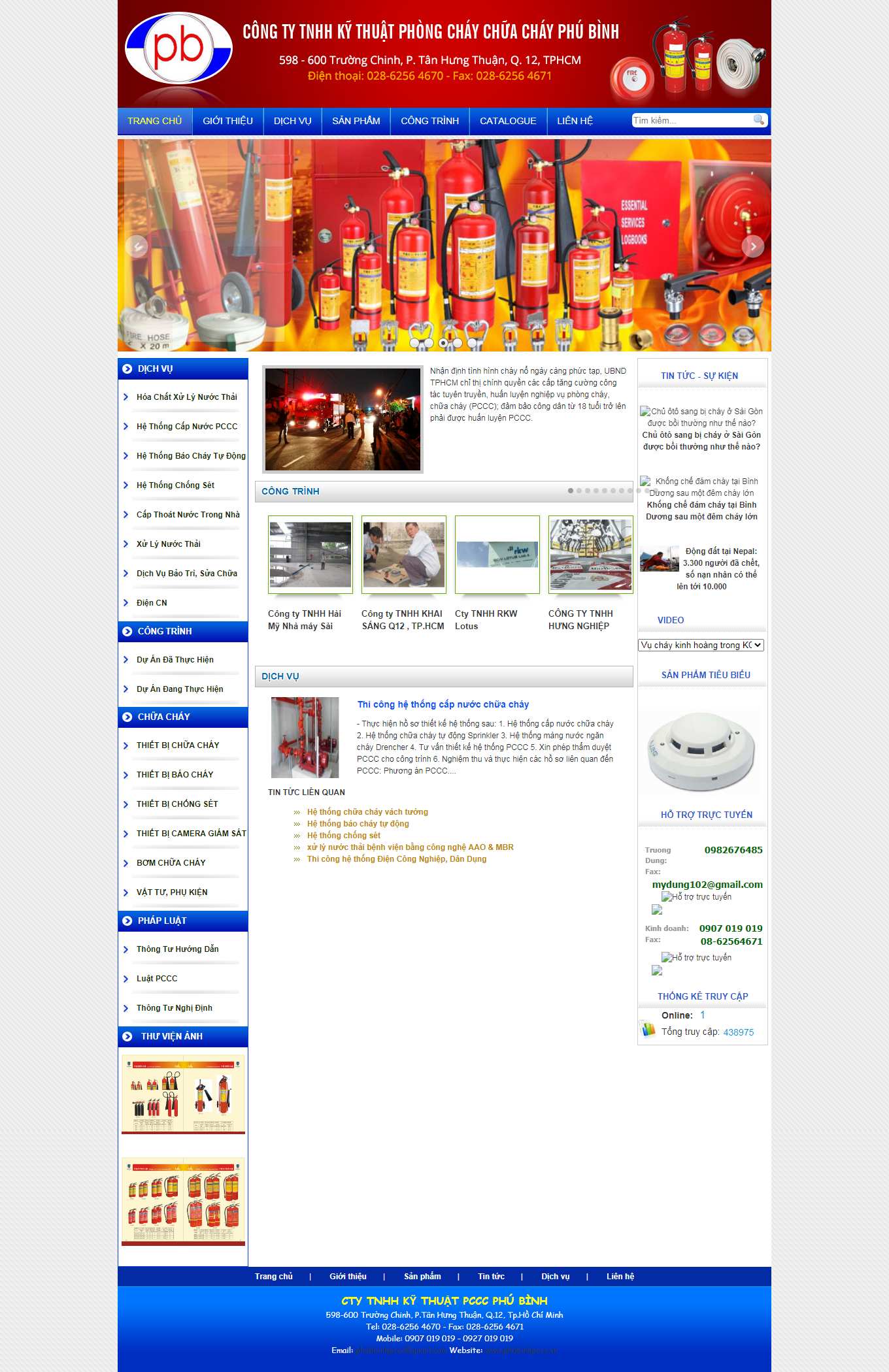 Thiết kế Website Web quận Bình Thạnh - phubinhpcccvn