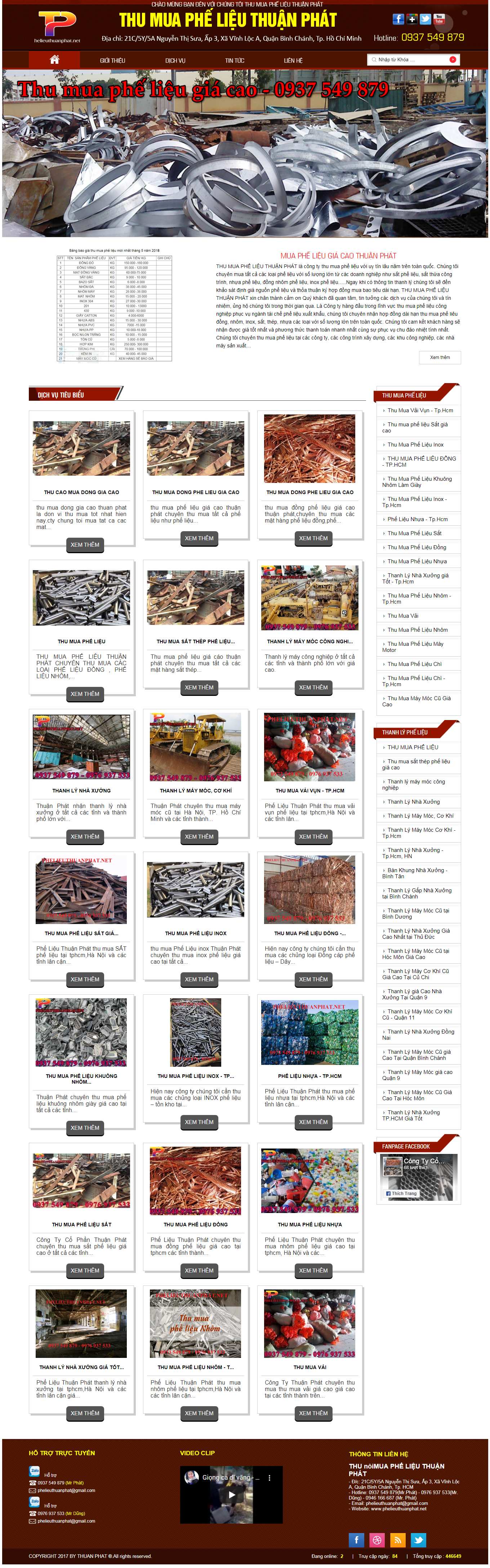 Thiết kế Website Web quận Gò Vấp - phelieuthuanphatnet