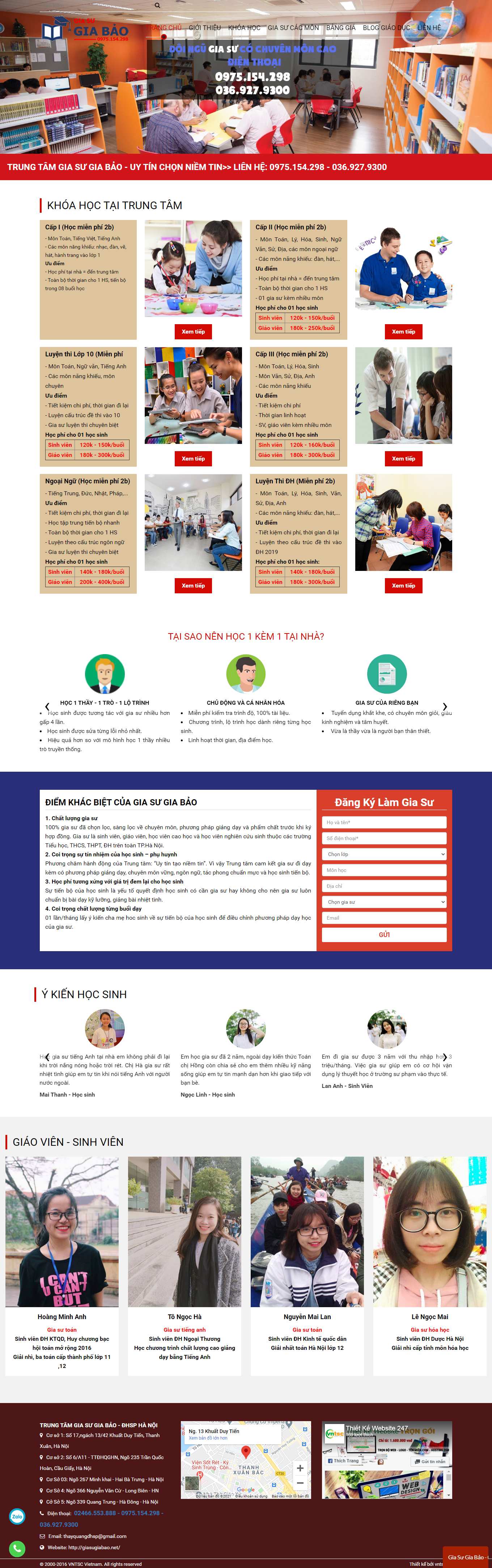 Thiết kế Website Web quận Gò Vấp - giasugiabaocom