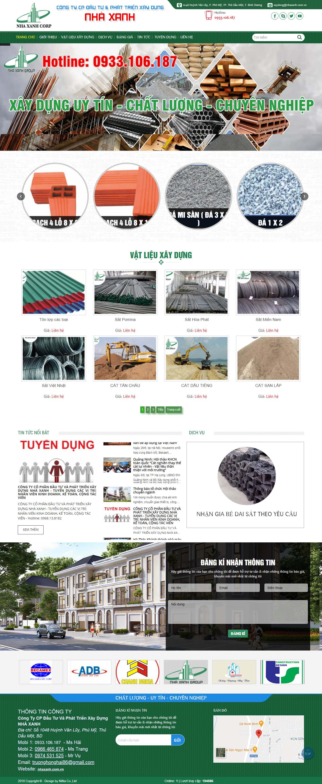 Thiết kế Website Web quận Phú Nhuận - nhaxanhcomvn