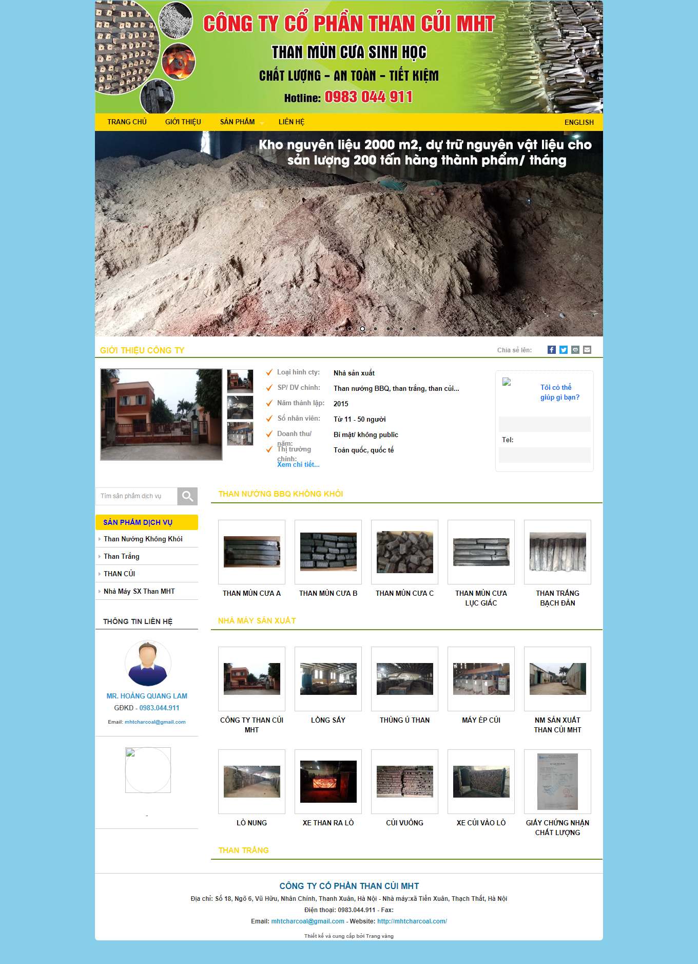 Thiết kế Website Web quận Phú Nhuận - mhtcharcoalcom