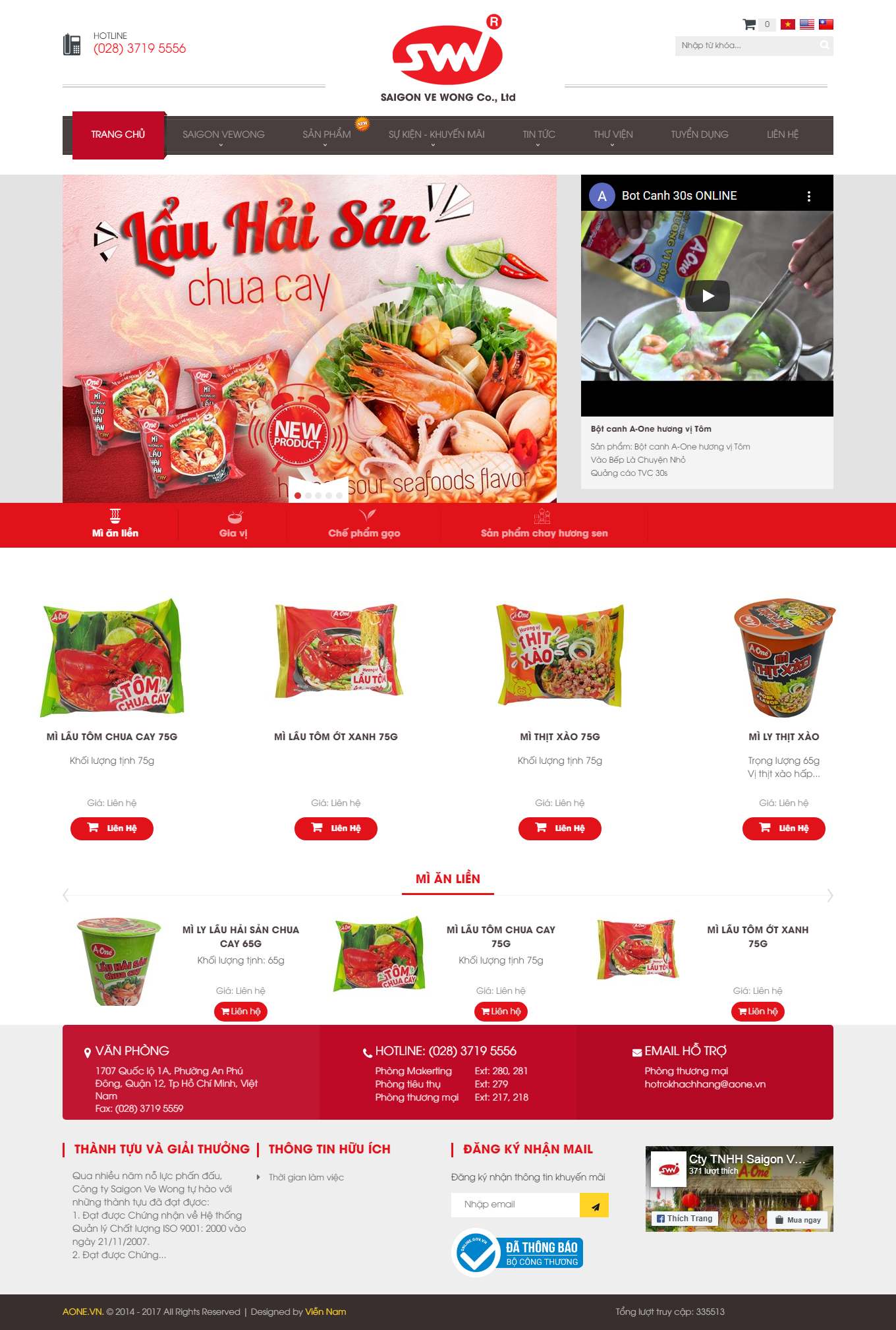 Thiết kế Website Web quận Tân Bình - wwwaonevn