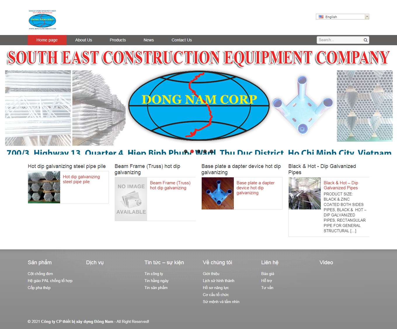Thiết kế Website Web huyện Củ Chi - dongnamcompanycom