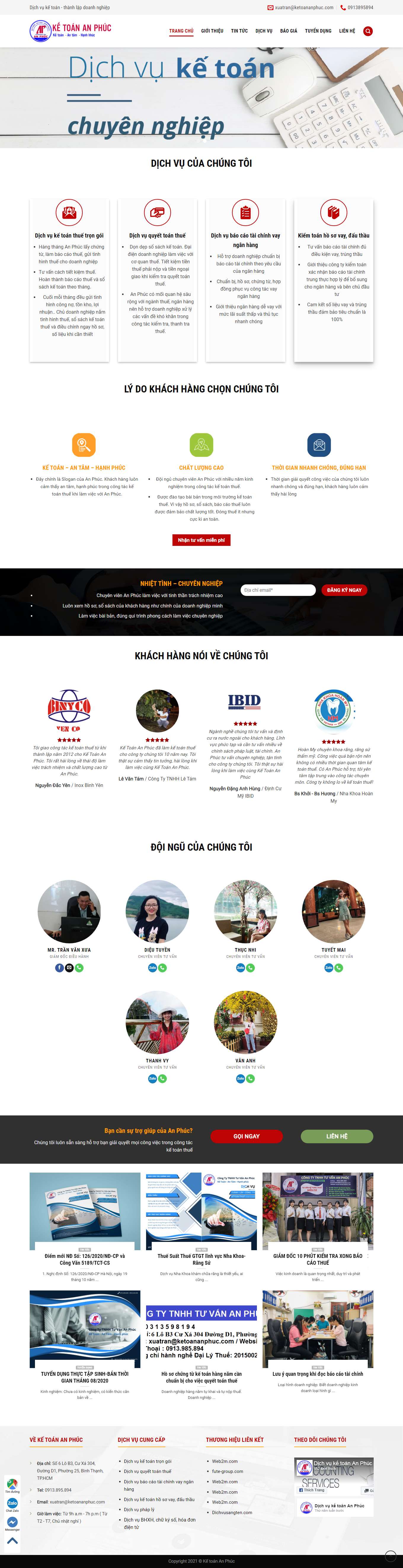 Thiết kế Website Web huyện Củ Chi - ketoananphuccom