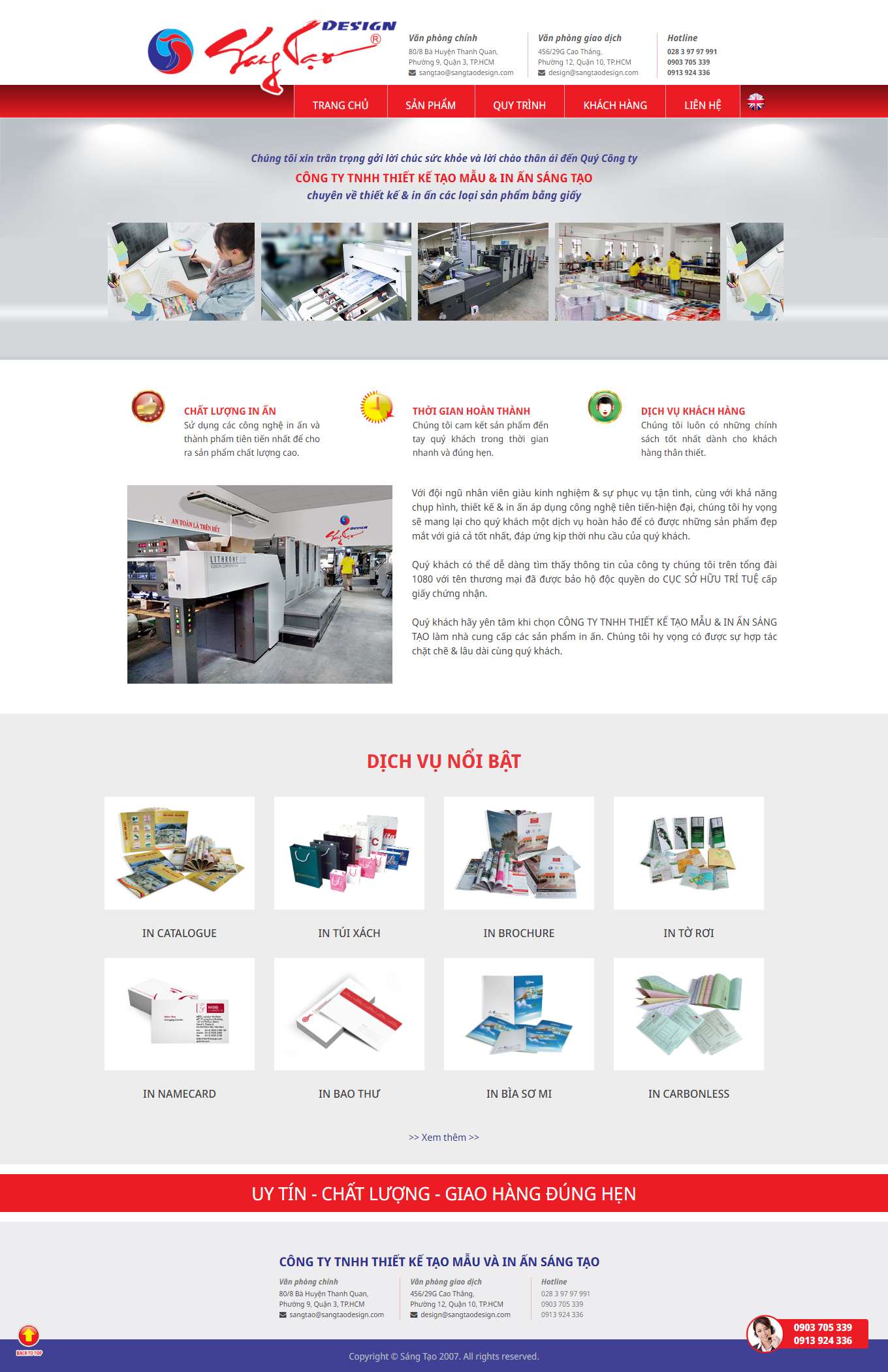 Thiết kế Website Web huyện Hóc Môn - sangtaodesigncom