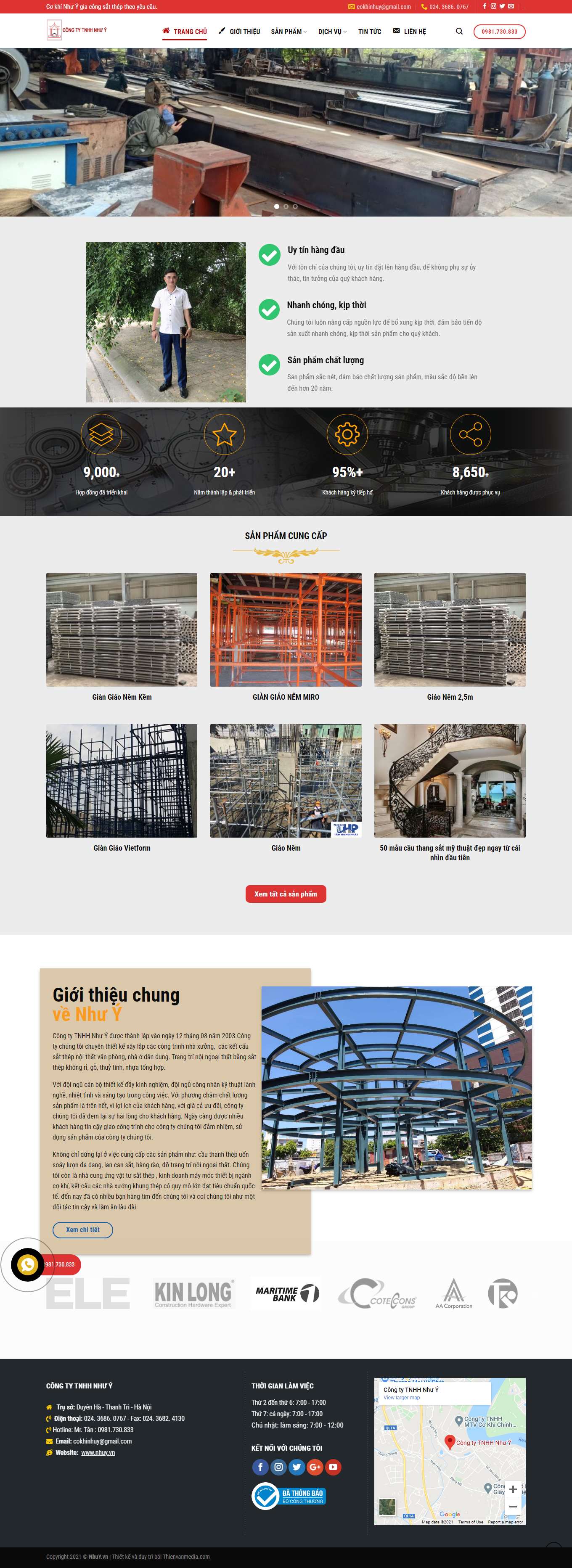 Thiết kế Website Web huyện Nhà Bè - nhuyvn