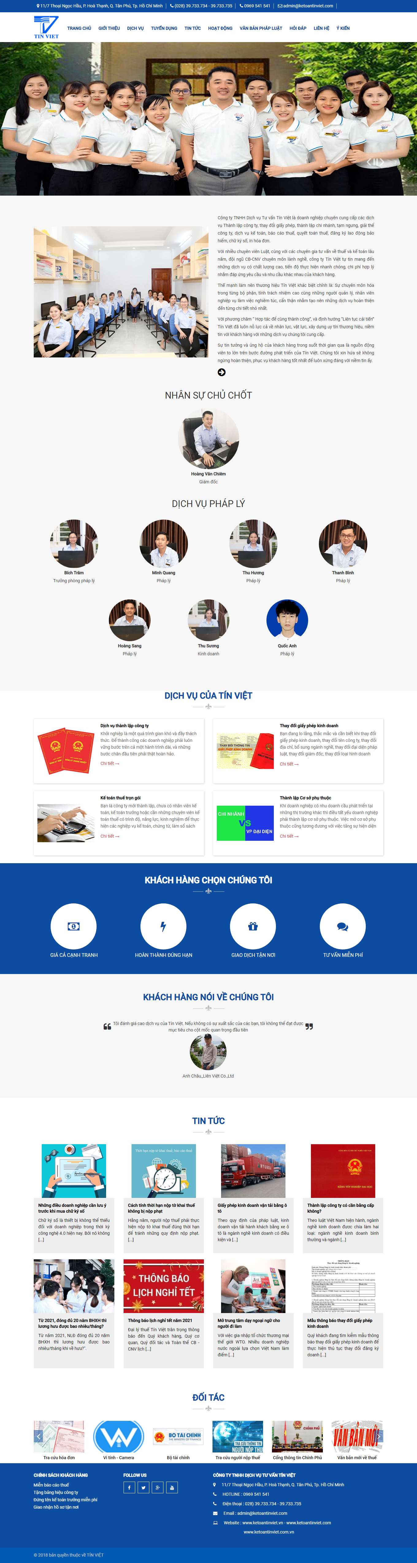Thiết kế Website Web huyện Nhà Bè - ketoantinvietvn