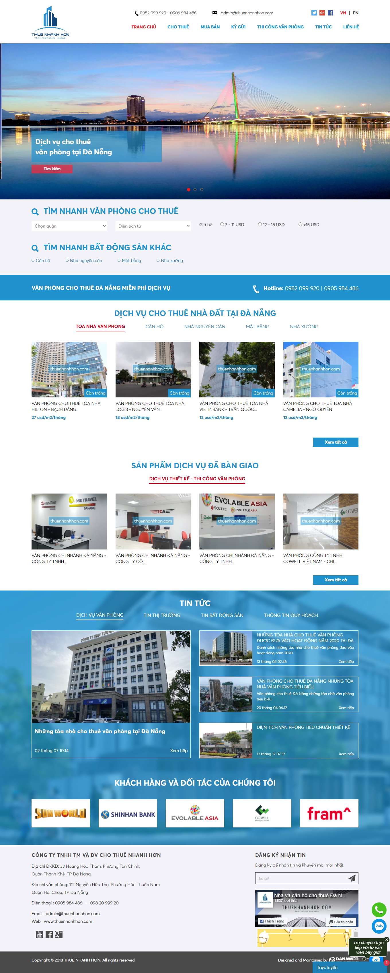 Thiết kế Website Web mẫu có sẵn - thuenhanhhoncom