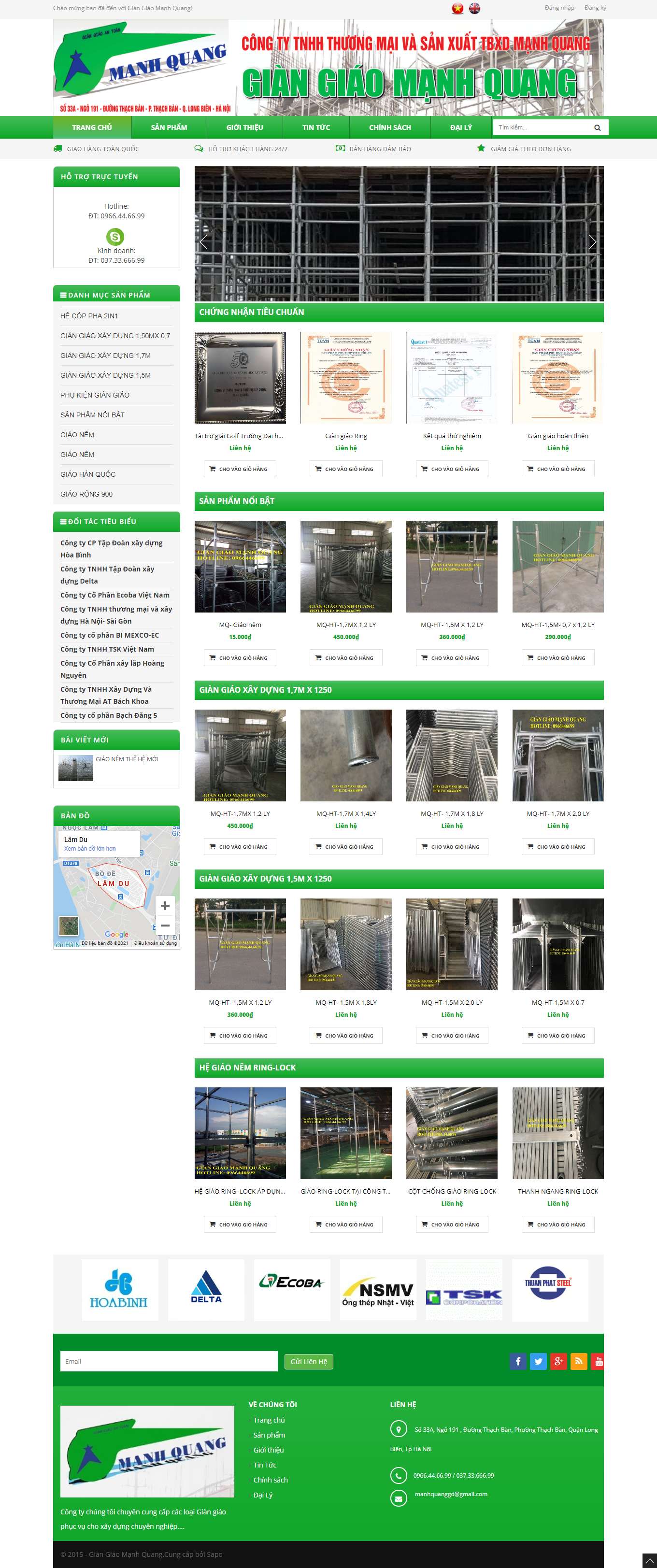 Thiết kế Website Web đẹp nhất - giangiaomanhquangcom