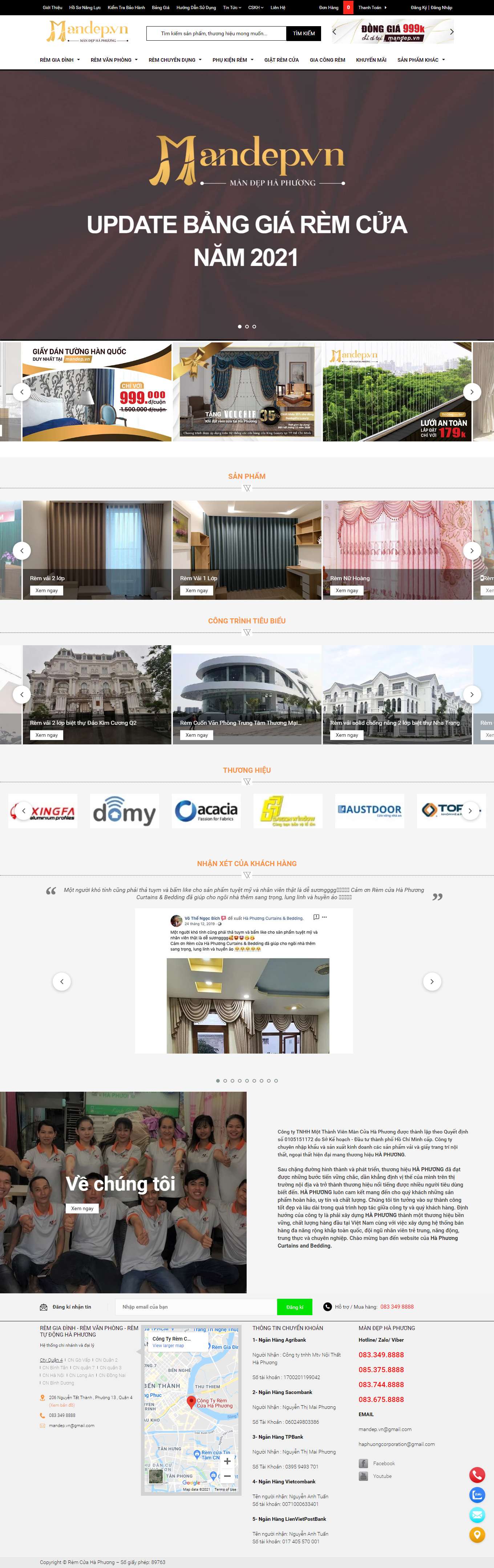 Thiết kế Website Web đẹp nhất - mandepvn