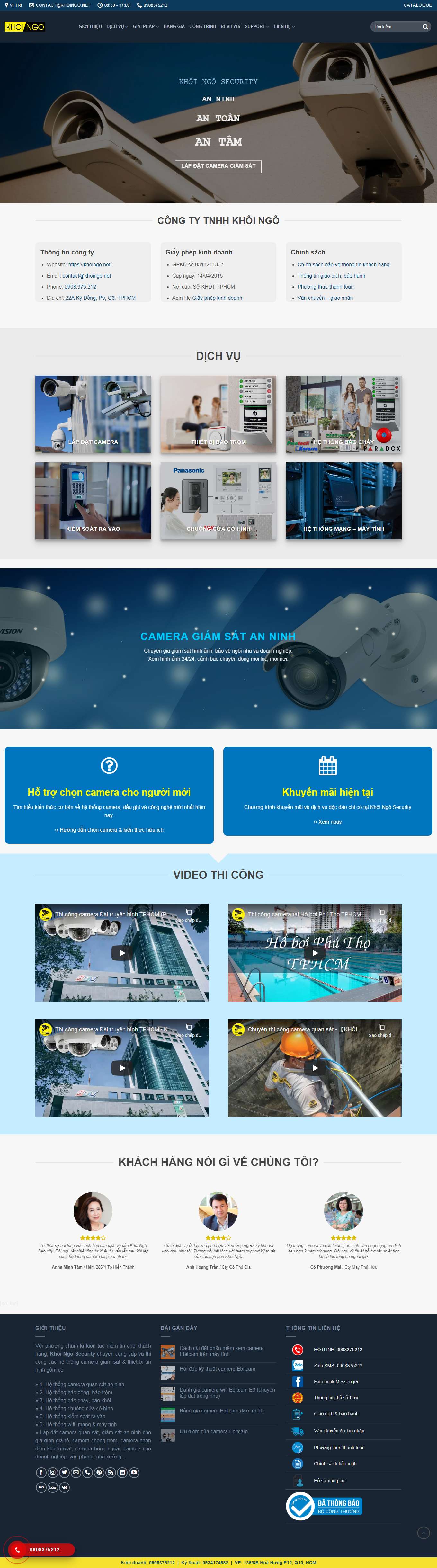 Thiết kế Website Web số 1 việt nam - khoingonet