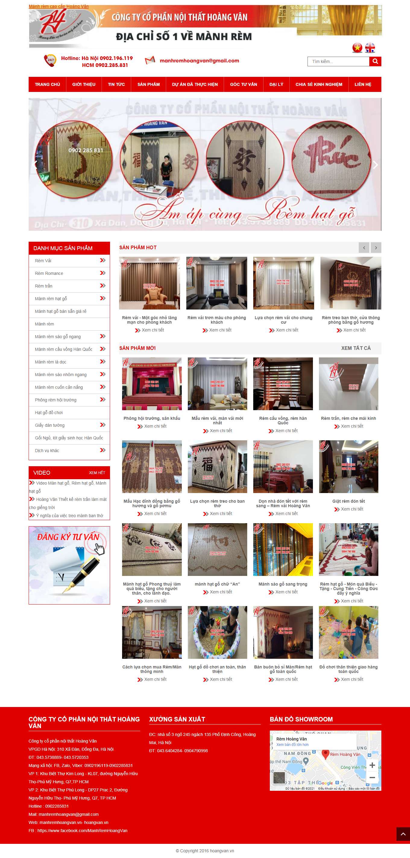 Thiết kế Website Web số 1 việt nam - hoangvanvn