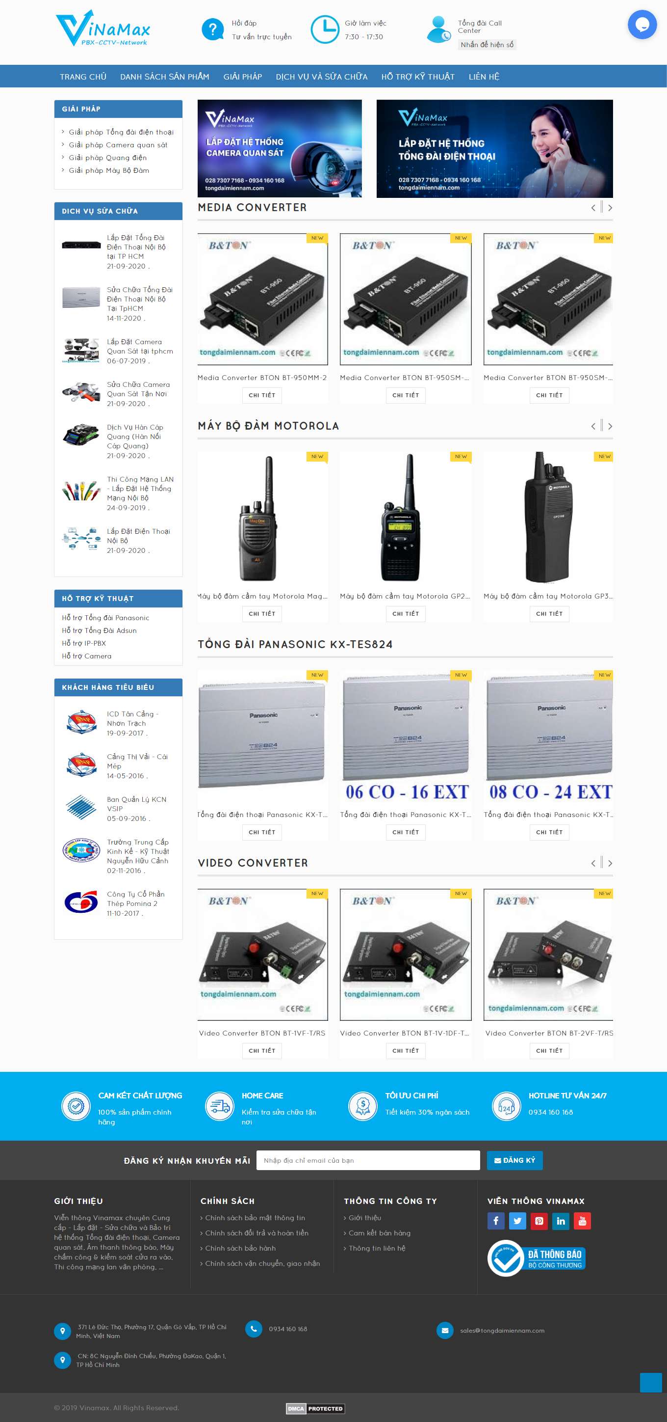 Thiết kế Website Web mẫu có sẵn - tongdaimiennamcom