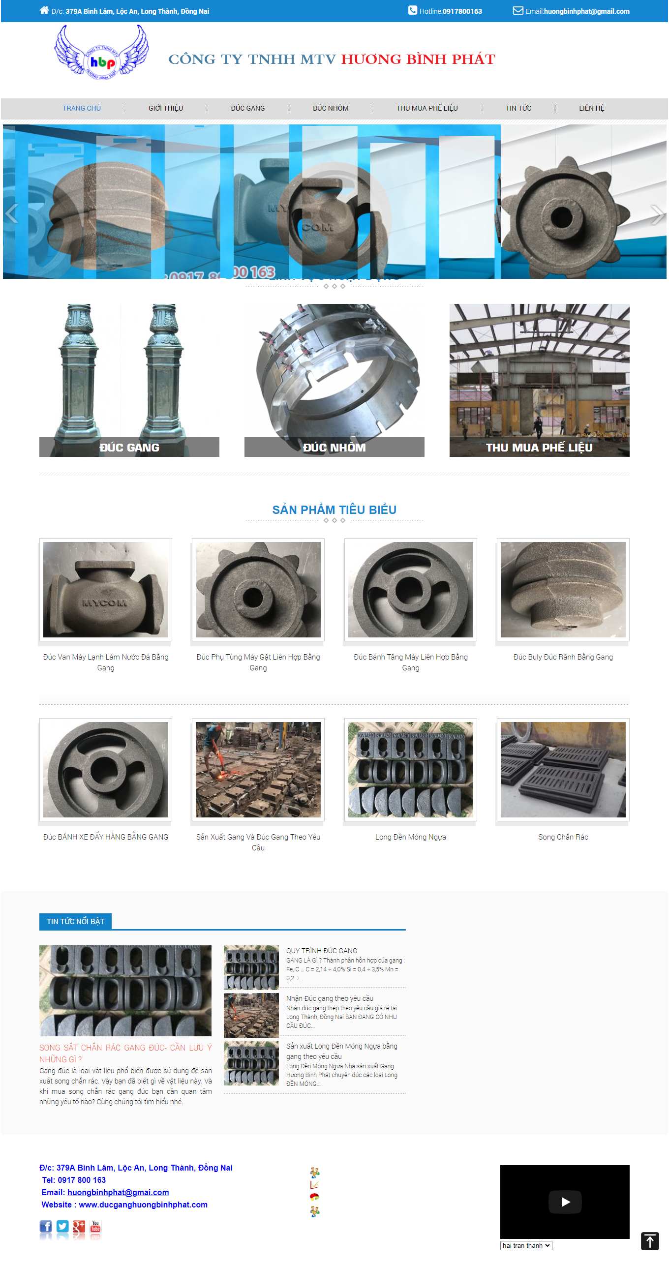 Thiết kế Website Web vinaweb - ducganghuongbinhphatcom