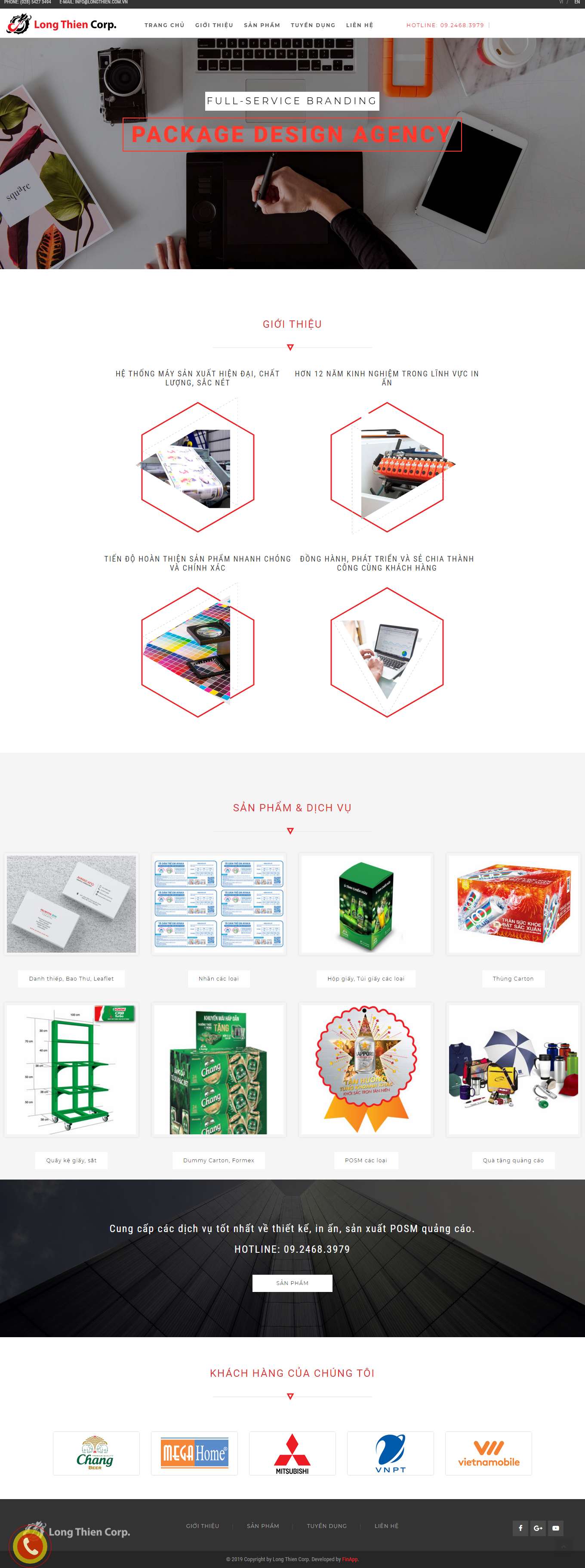 Thiết kế Website Web tech5s - longthiencomvn
