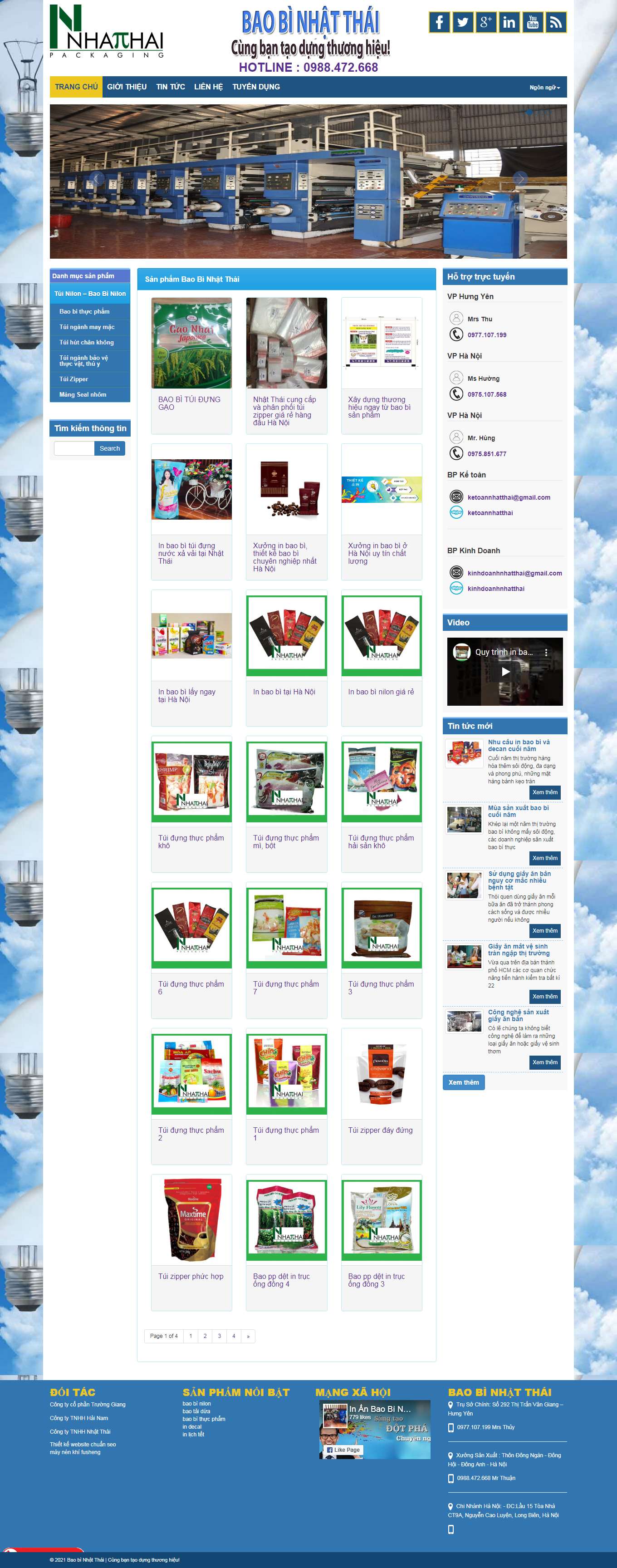 Thiết kế Website Web tech5s - baobinhatthaicom