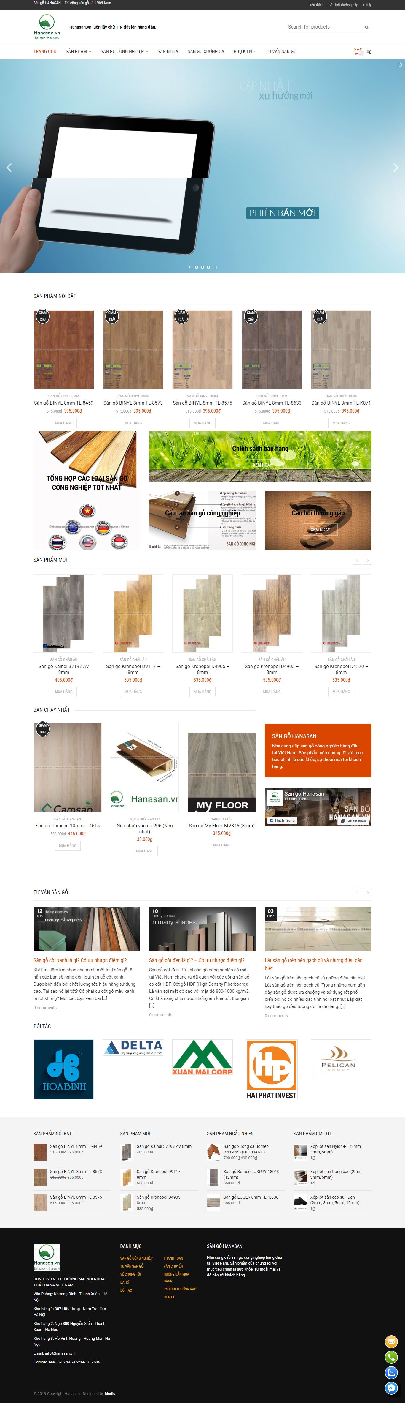 Thiết kế Website Web rao thuê - hanasanvn