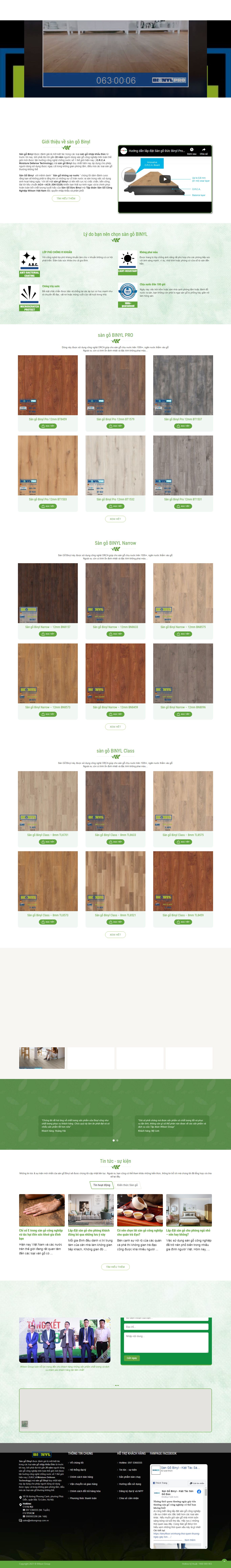 Thiết kế Website Web rao thuê - binylfloorvn