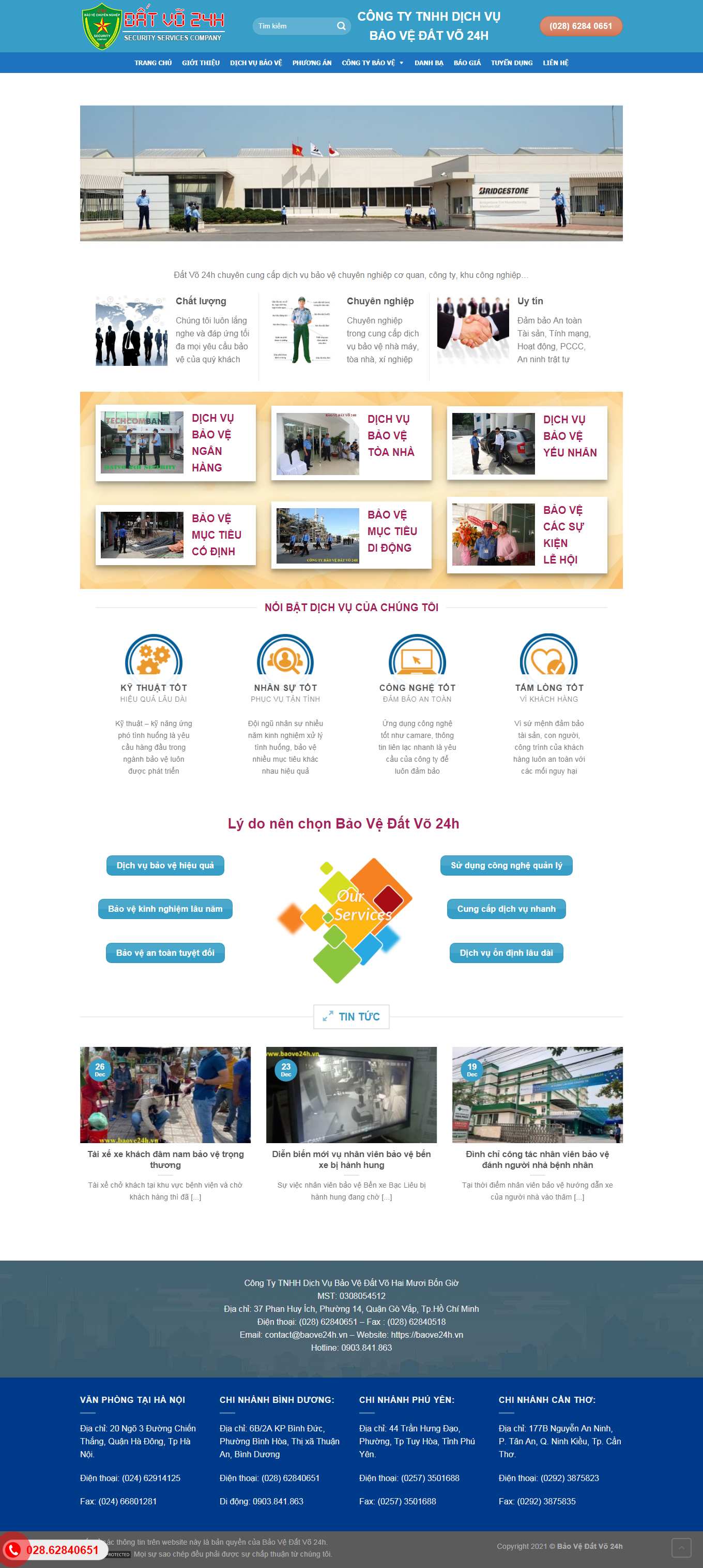 Thiết kế Website Web độc đáo - baove24hvn