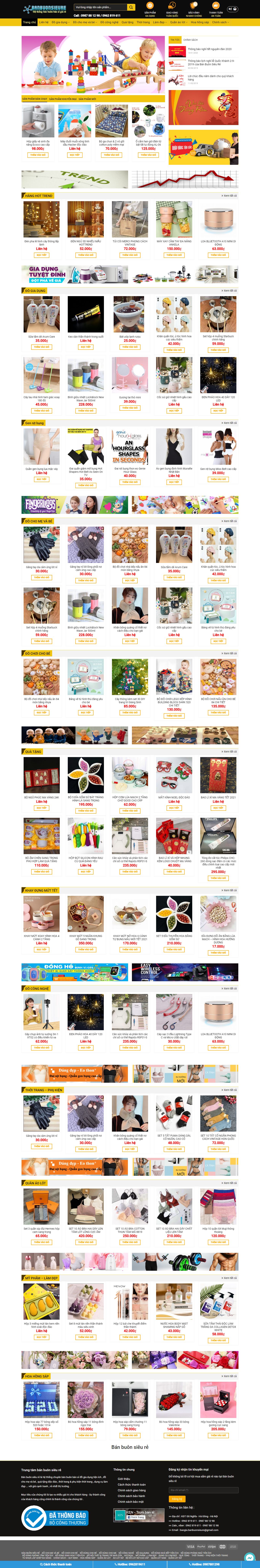 [muachunghaiphong] Thiết kế Website Web bán buôn - banbuonsieurecom