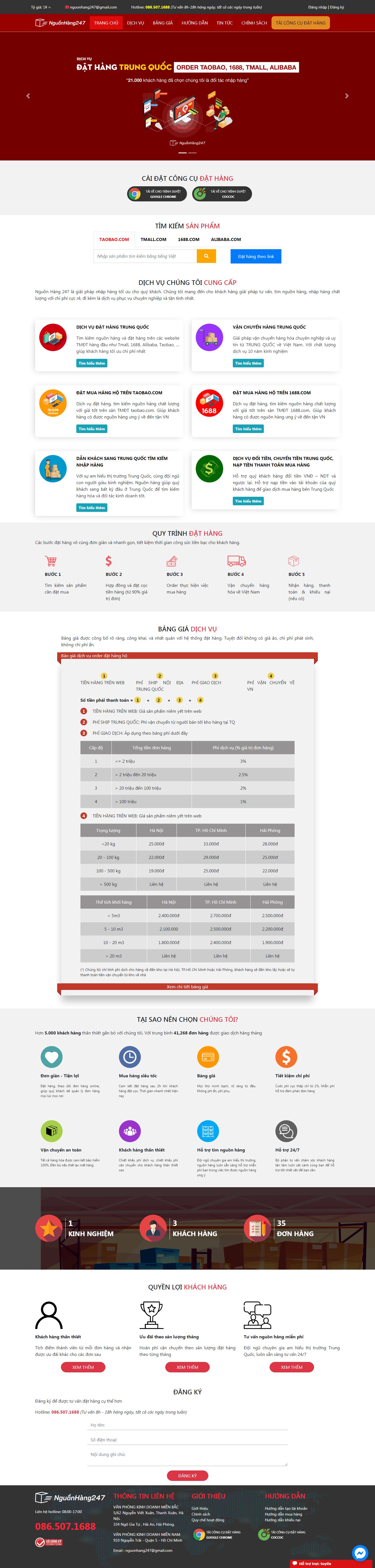 [muachunghaiphong] Thiết kế Website Web bán buôn - nguonhang247com