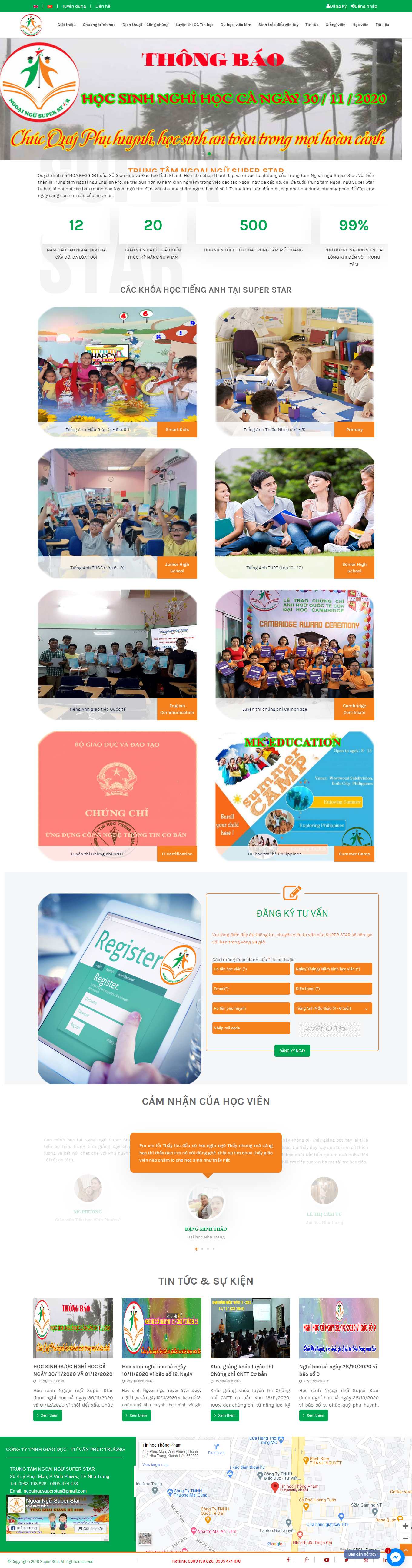 Thiết kế Website Web sáng tạo - superstareduvn