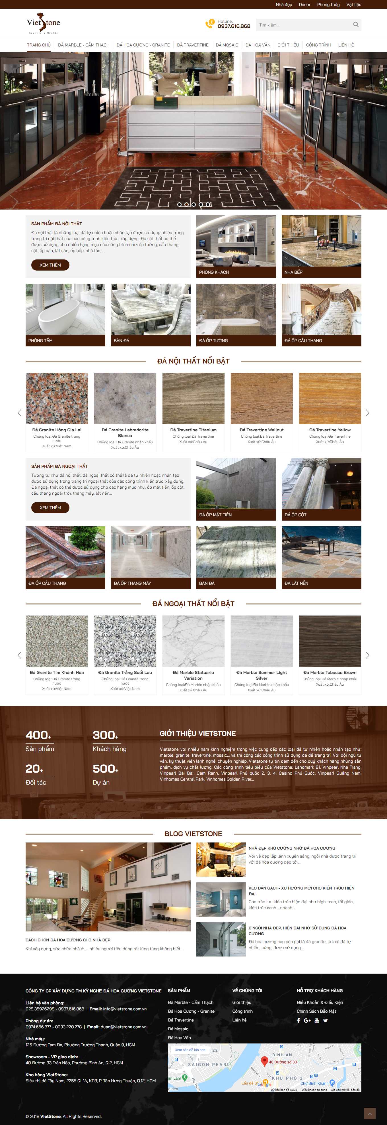 Thiết kế Website Web cực đẹp - vietstonecomvn