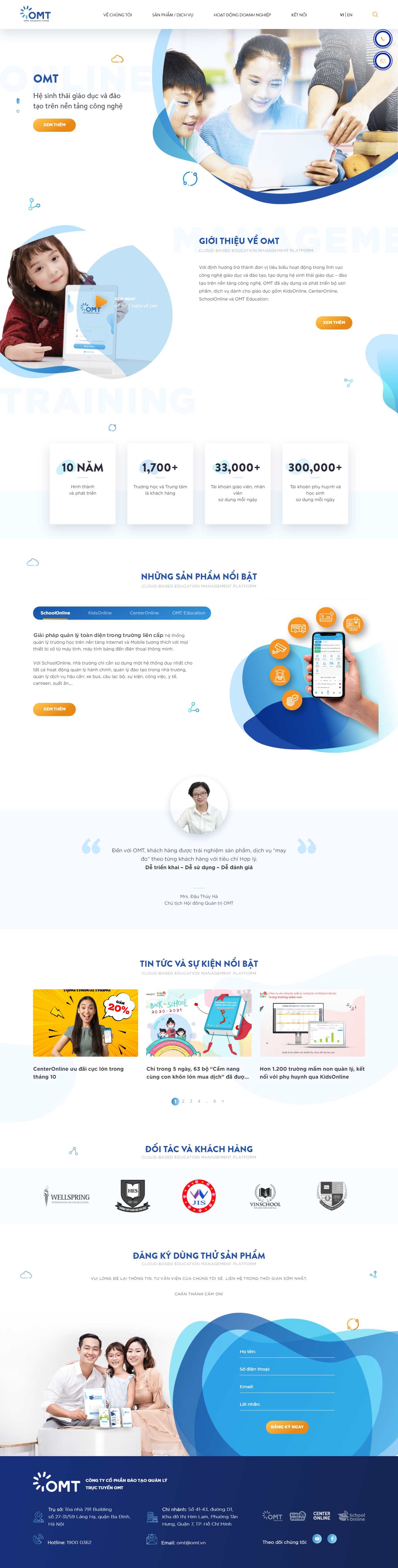 Thiết kế Website Web ưu việt - omtvn