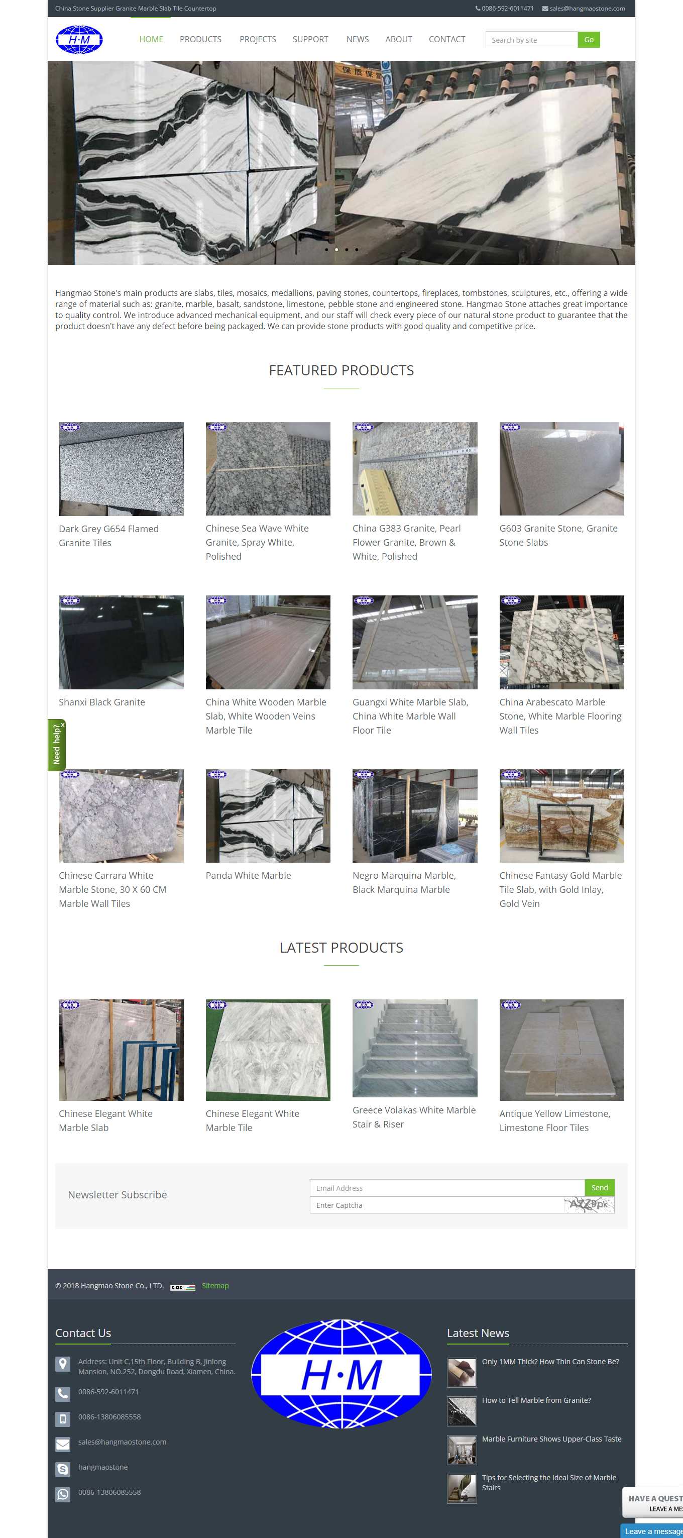 Thiết kế Website Web ưu việt - wwwhangmaostonecom