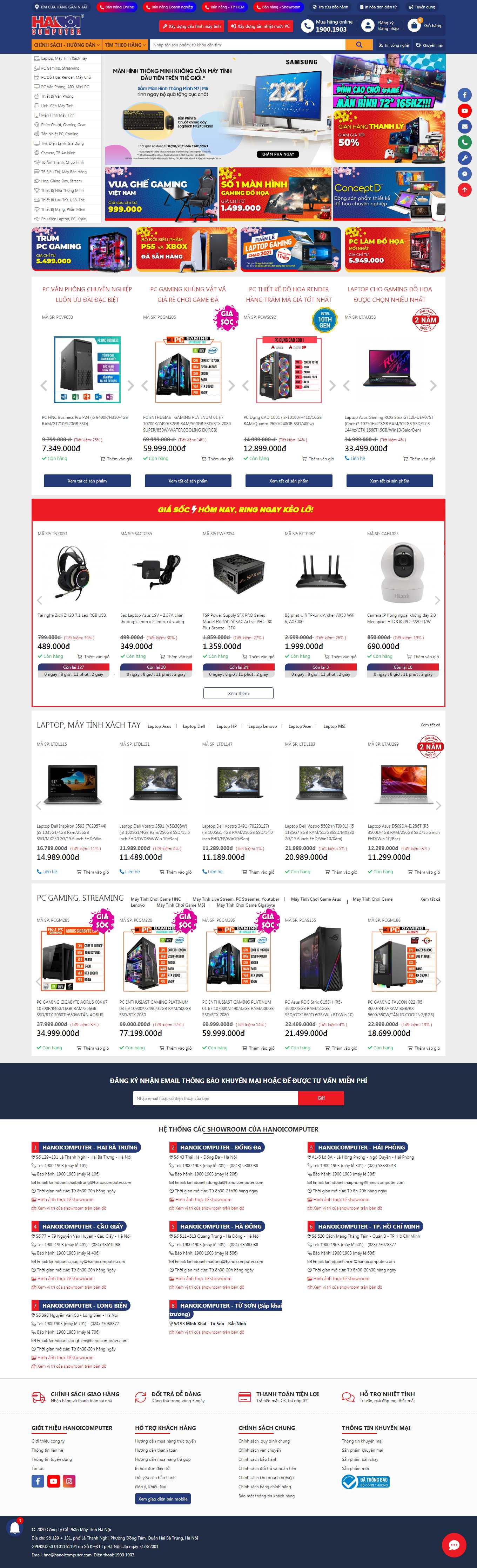 Thiết kế Website Web Máy tính Kỹ thuật số - wwwhanoicomputervn