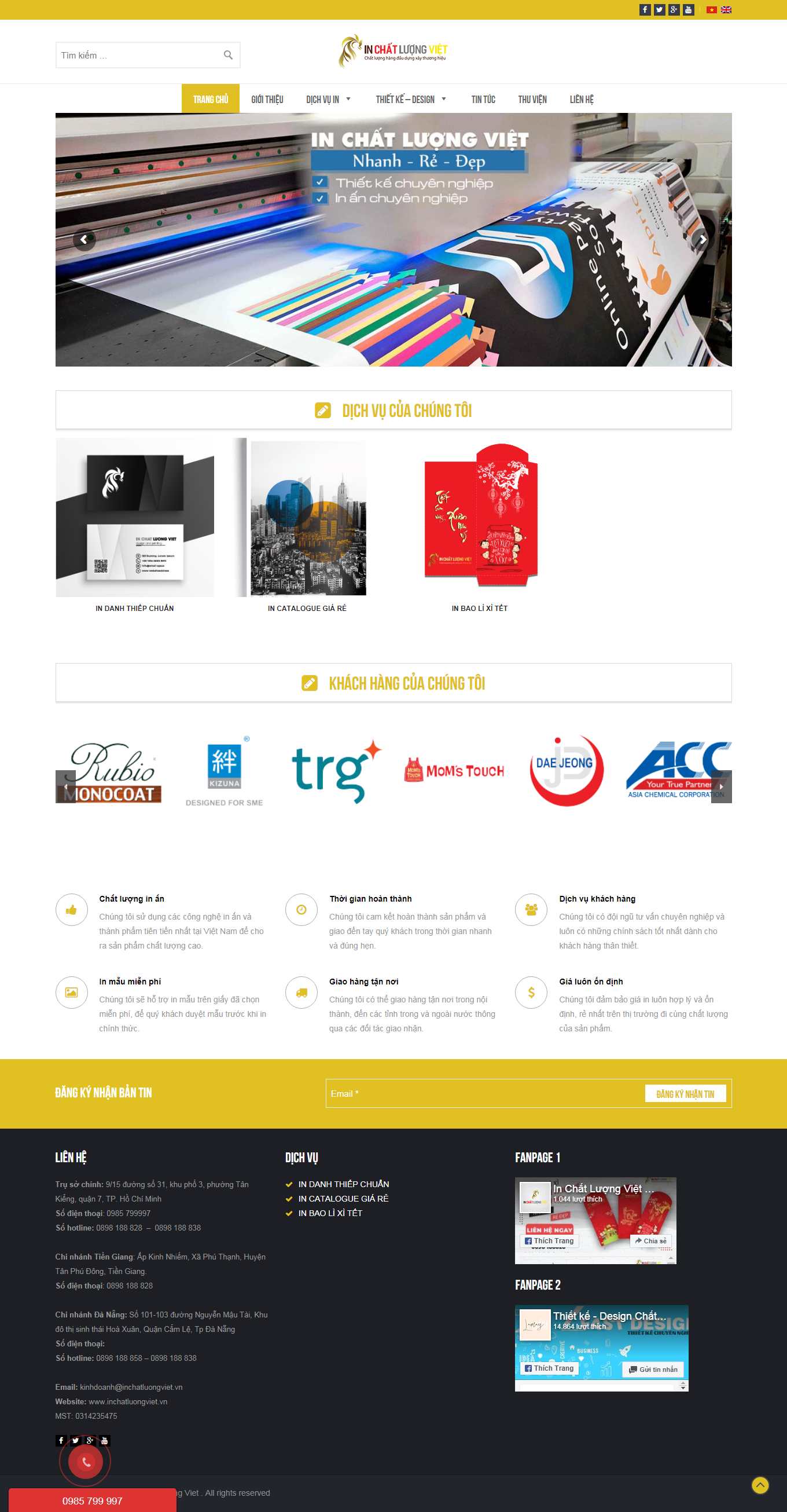 Thiết kế Website Web Thiết kế In ấn - wwwinchatluongvietvn