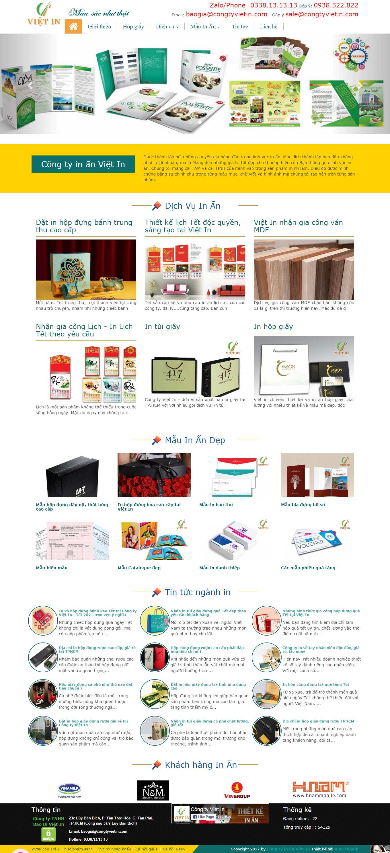 Thiết kế Website Web Thiết kế In ấn - wwwcongtyvietincom