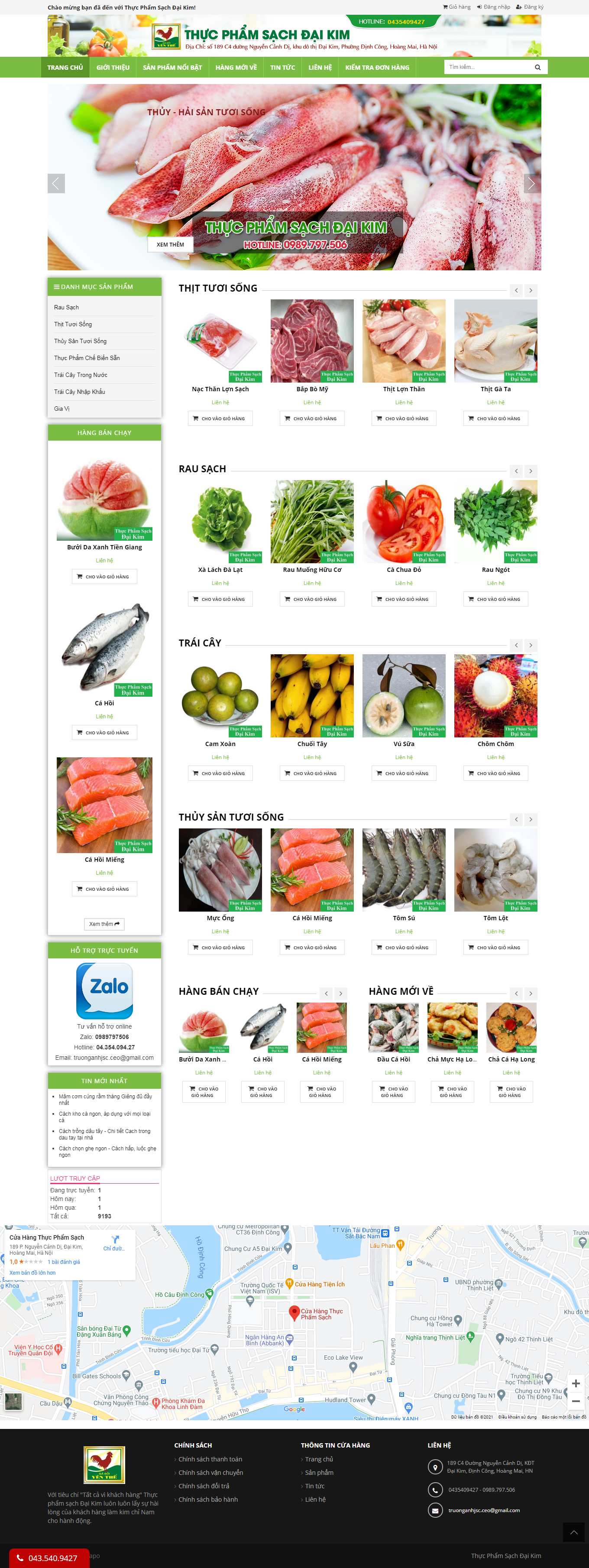 [giaxe] Thiết kế Website Web Minh Thuận - thucphamsachdaikimcomvn