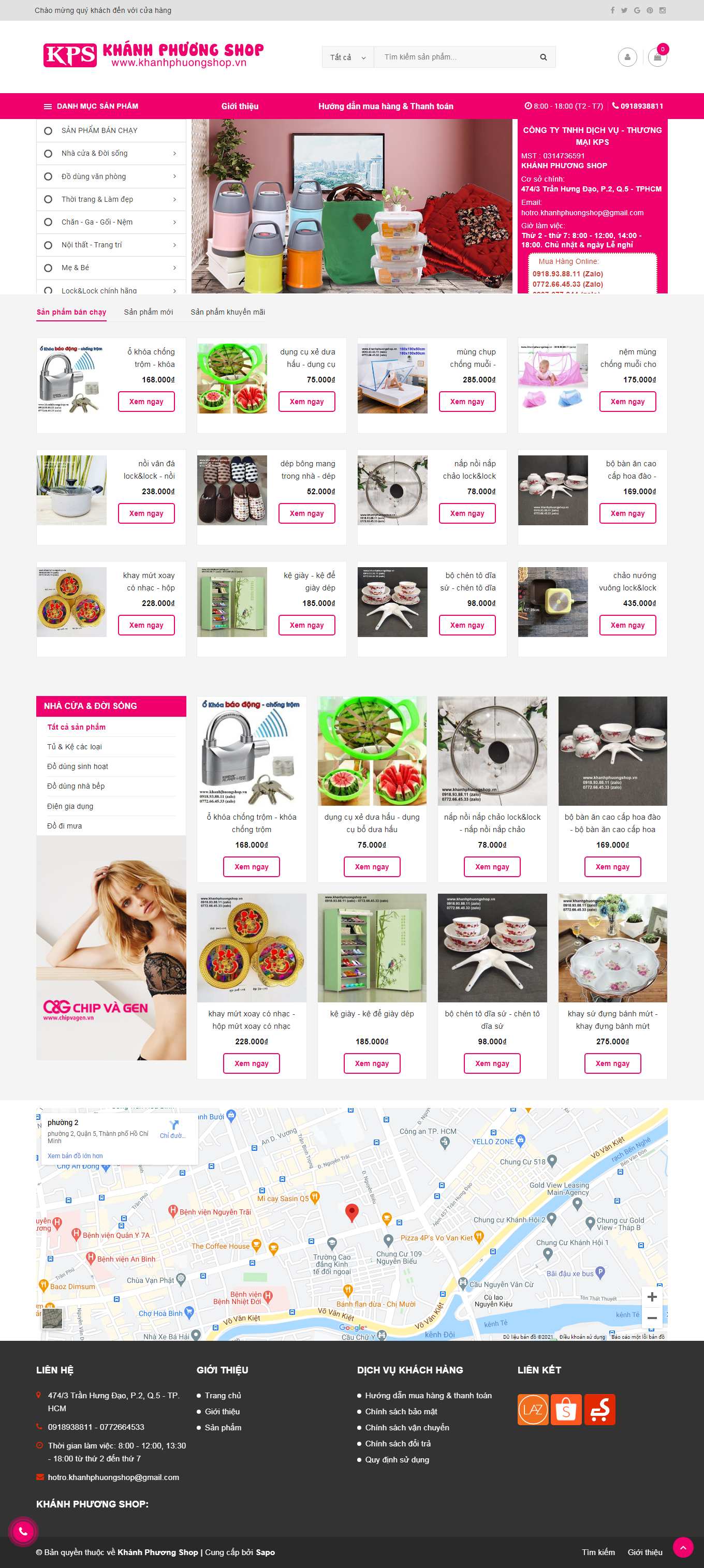 Thiết kế Website Web chuẩn seo giá rẻ - khanhphuongshopvn