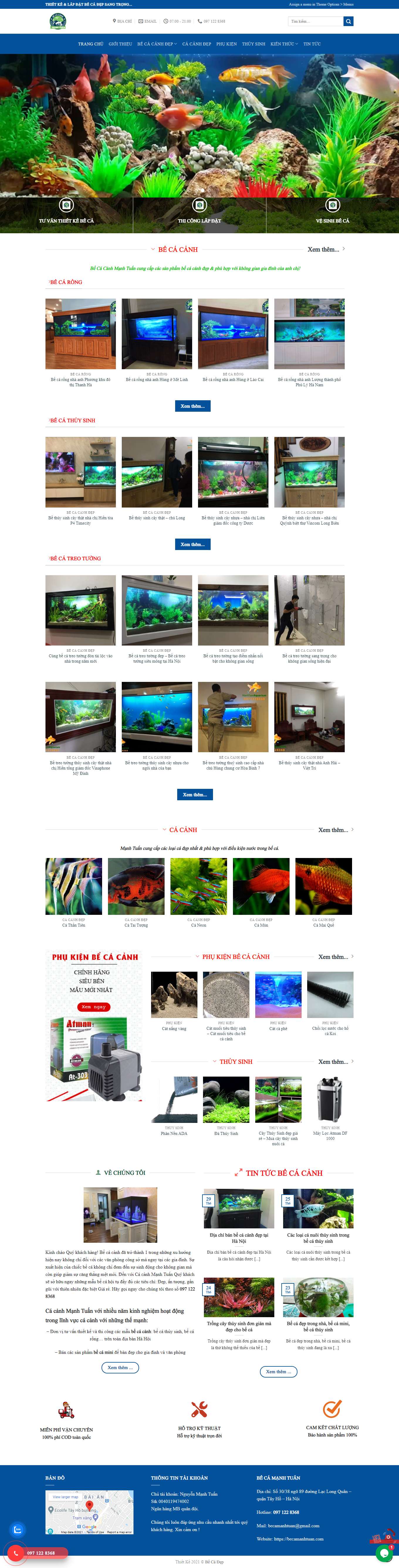 Thiết kế Website Web bán hàng trực tuyến - becamanhtuancom
