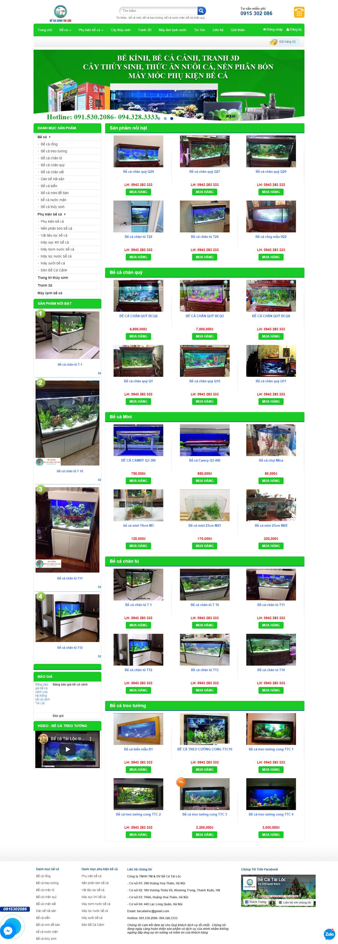 Thiết kế Website Web bán hàng trực tuyến - cacanhtailoccom