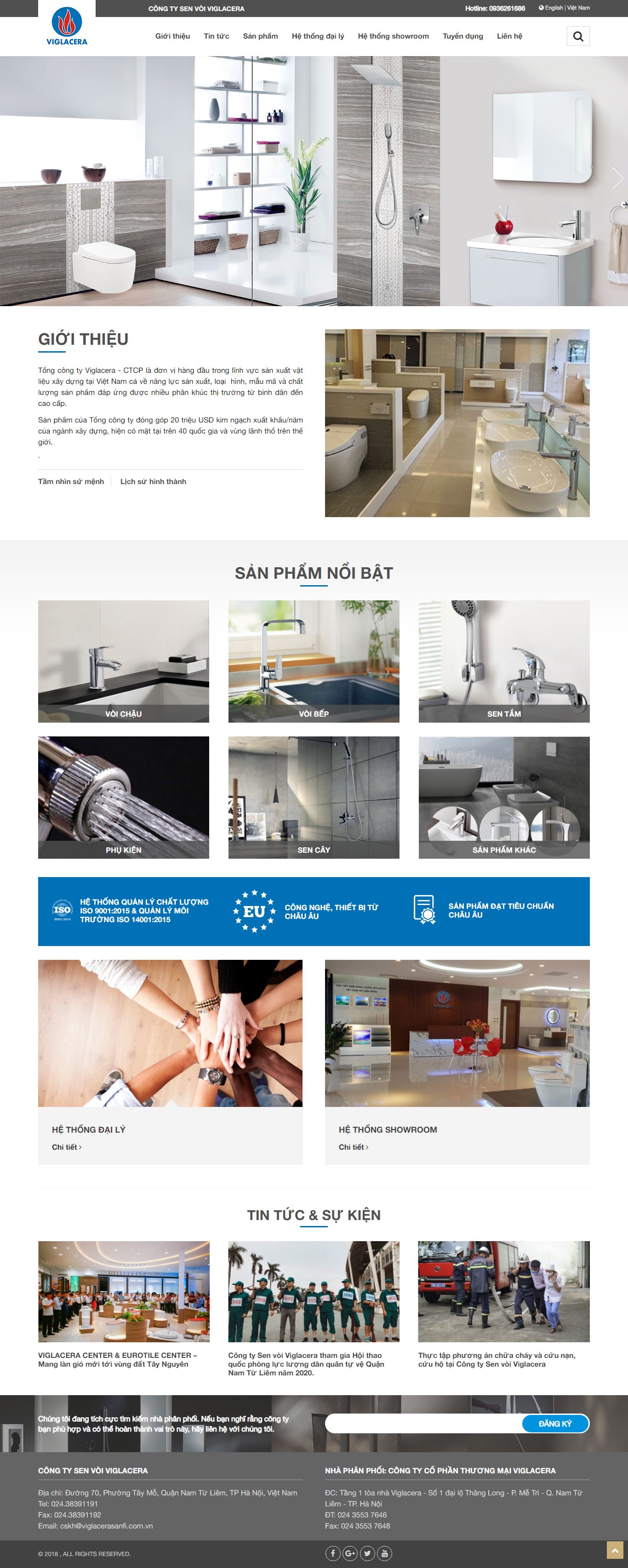 [motosoft] Thiết kế Website Web hệ thống đại lý - viglacerasanficomvn