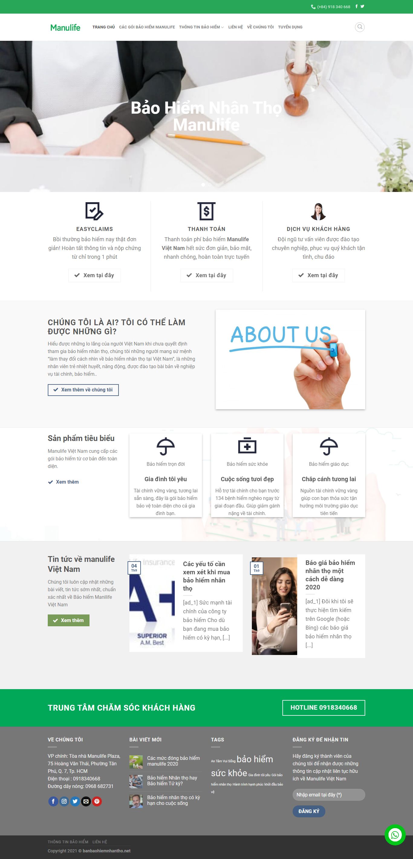 [motosoft] Thiết kế Website Web hệ thống đại lý - banbaohiemnhanthonet