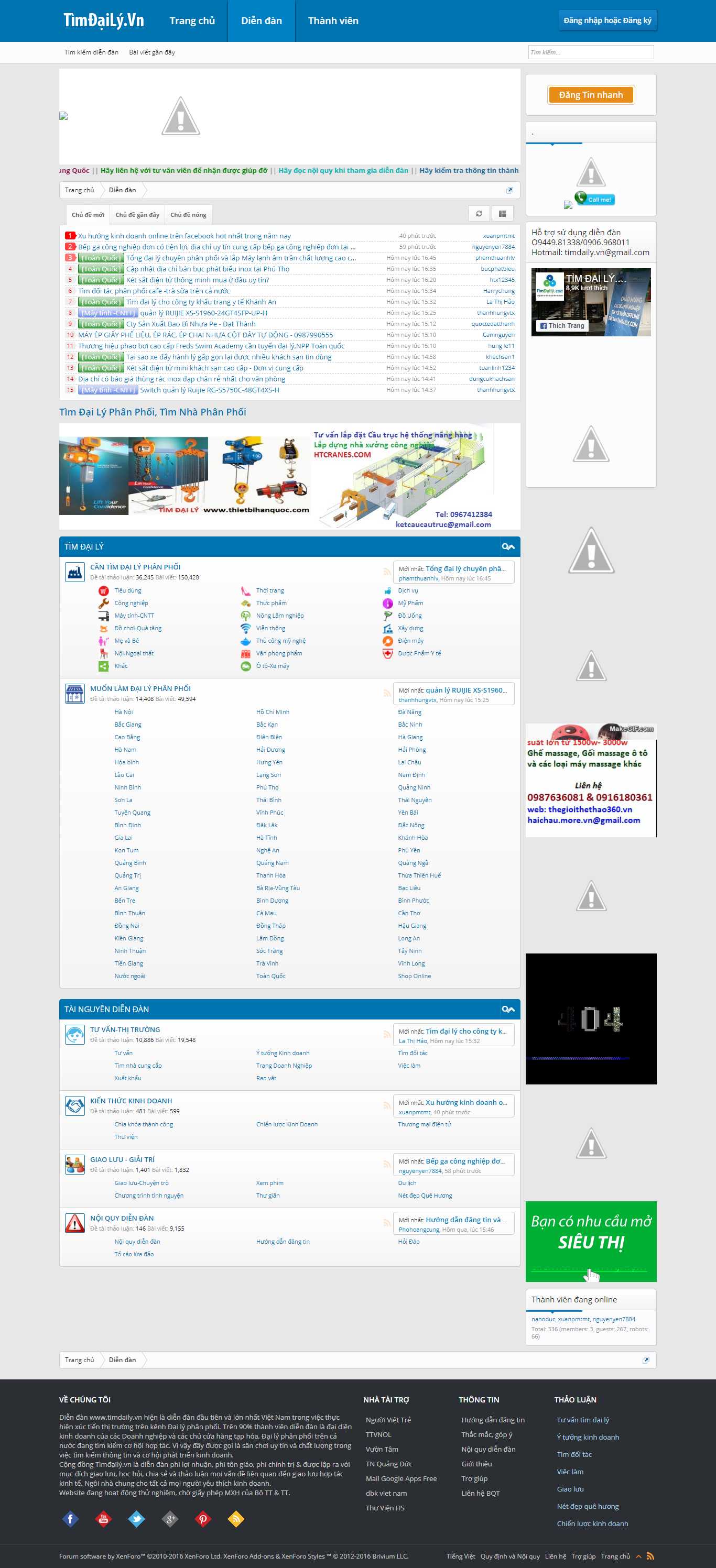 Thiết kế Website Web nhà phân phối - timdailyvn