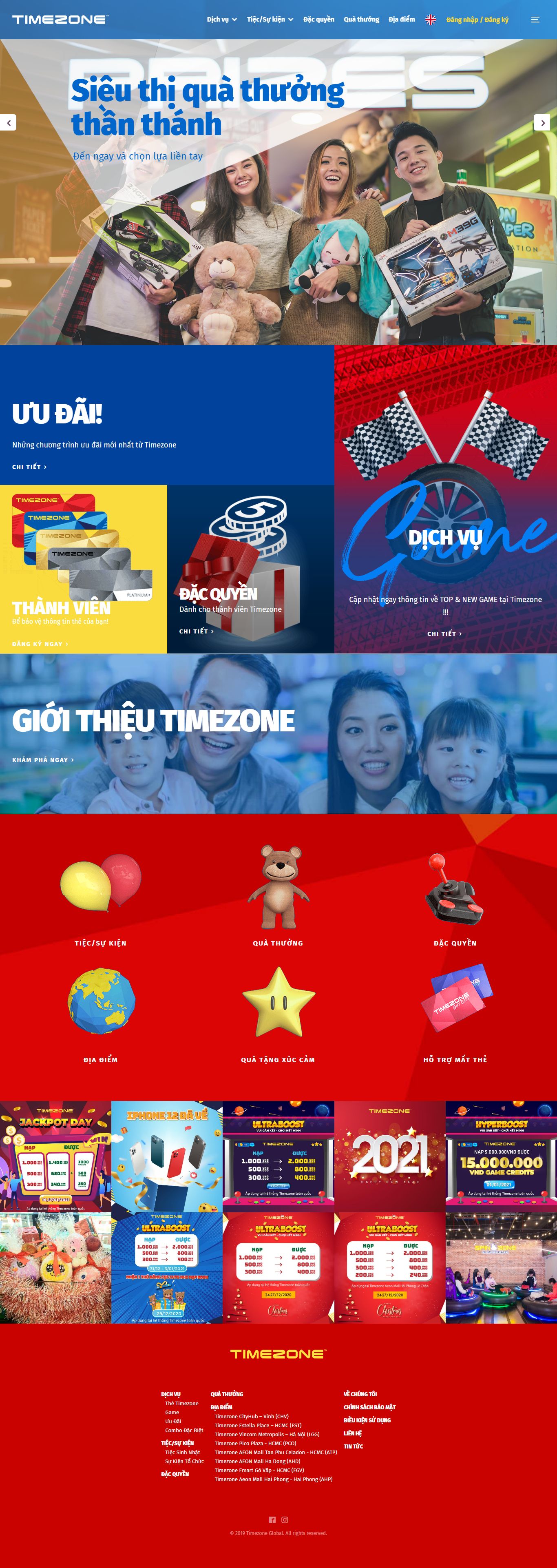 [taidanang] Thiết kế Website Web Vui Chơi Giải Trí - wwwtimezonegamescom